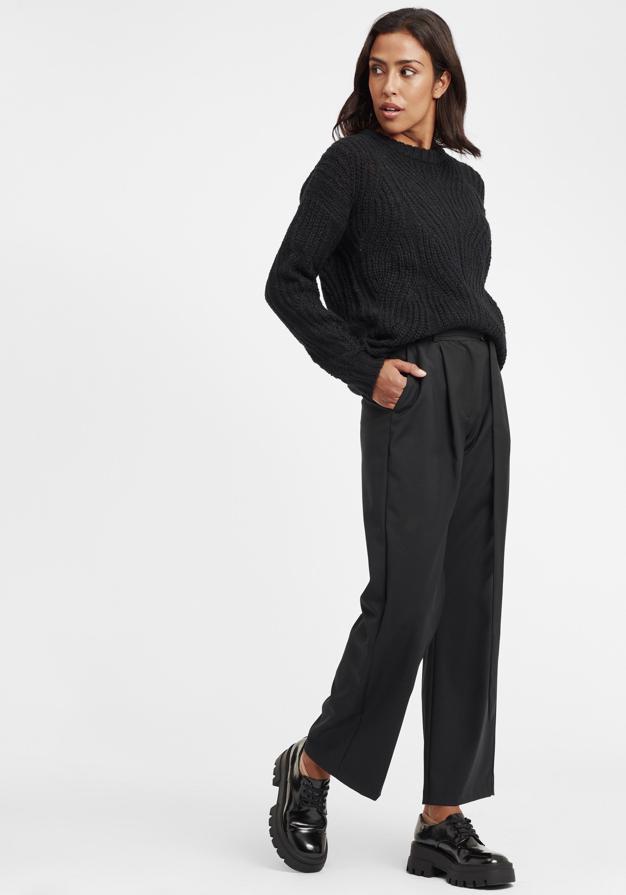 OXMO OXChiara Men's Long Pullover Black/M 2