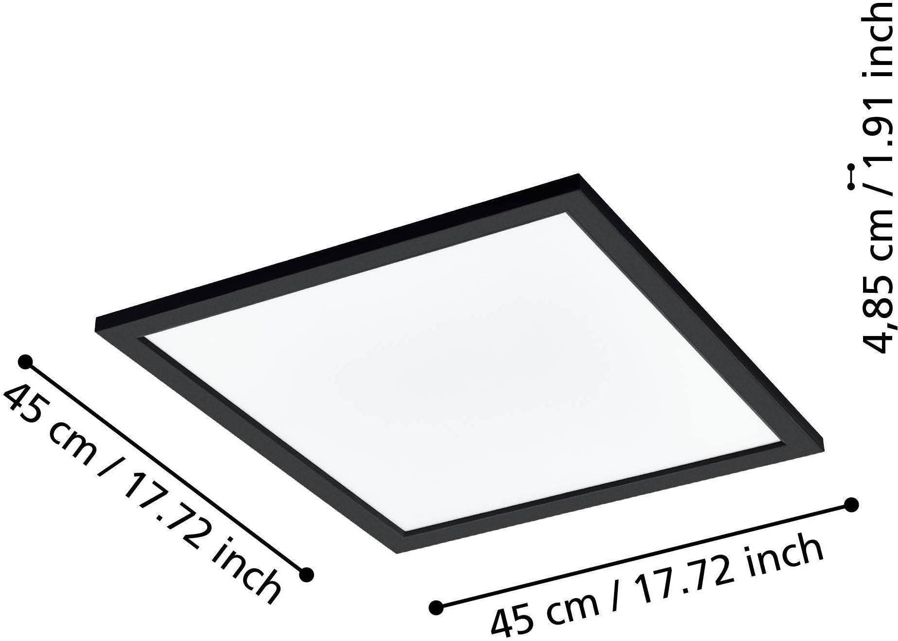 EGLO LED-Deckenleuchte »SALOBRENA-Z«,  in schwarz aus Alu / inkl. LED fest integriert - 21,5 Watt