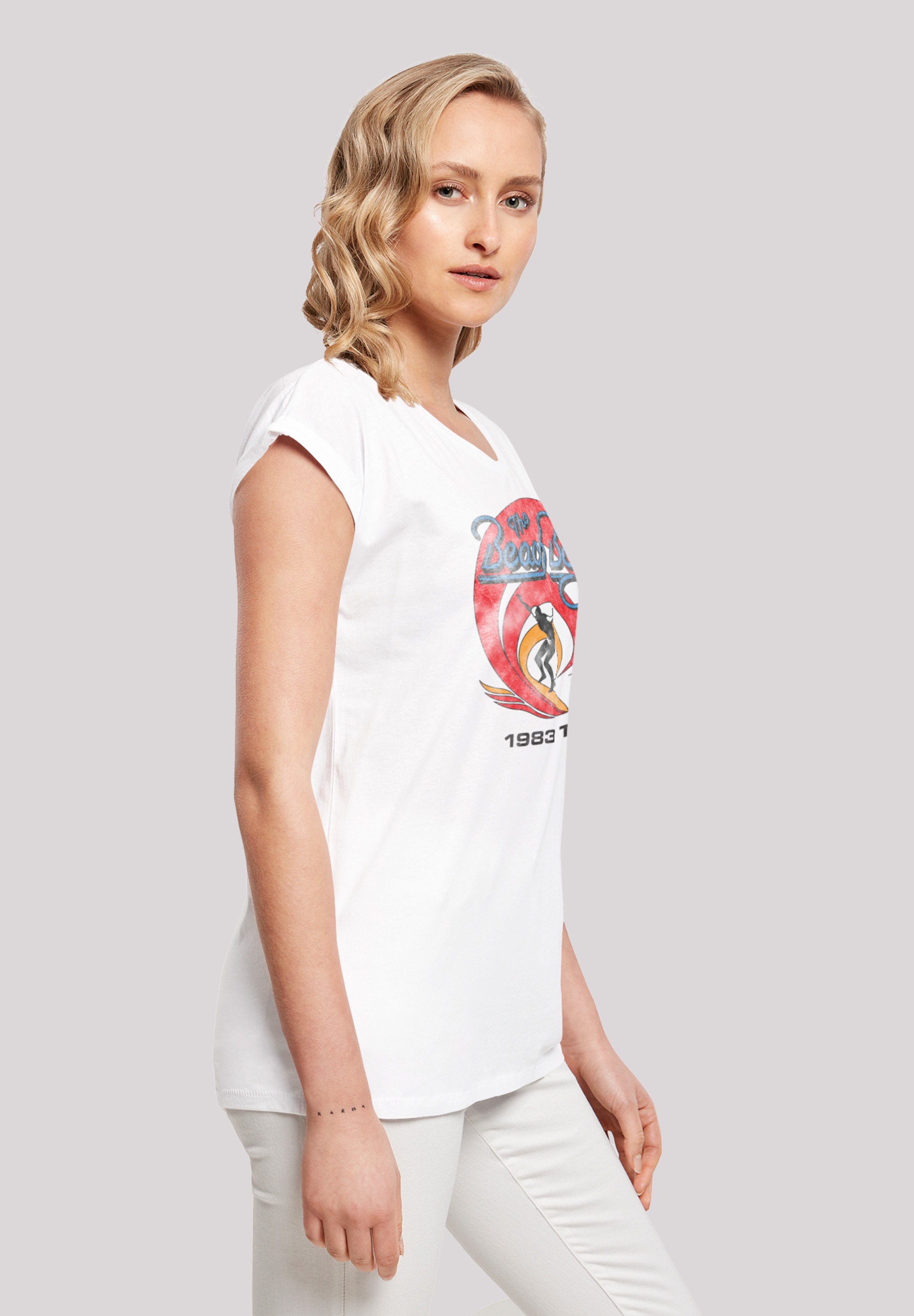 F4NT4STIC T-Shirt »The Beach Boys Band Surfer '83 Vintage«, Print