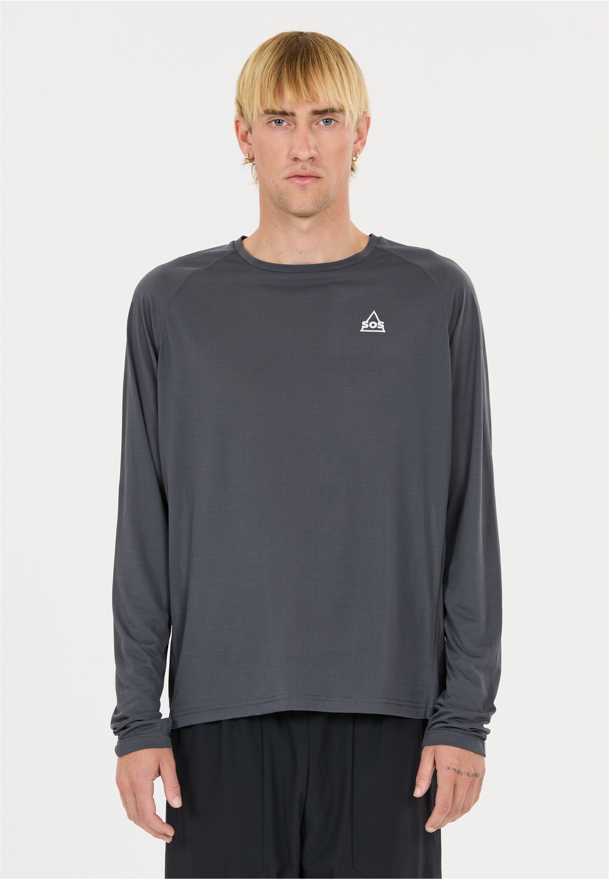 SOS Langarmshirt "Pillar" mit Quick Dry Funktion