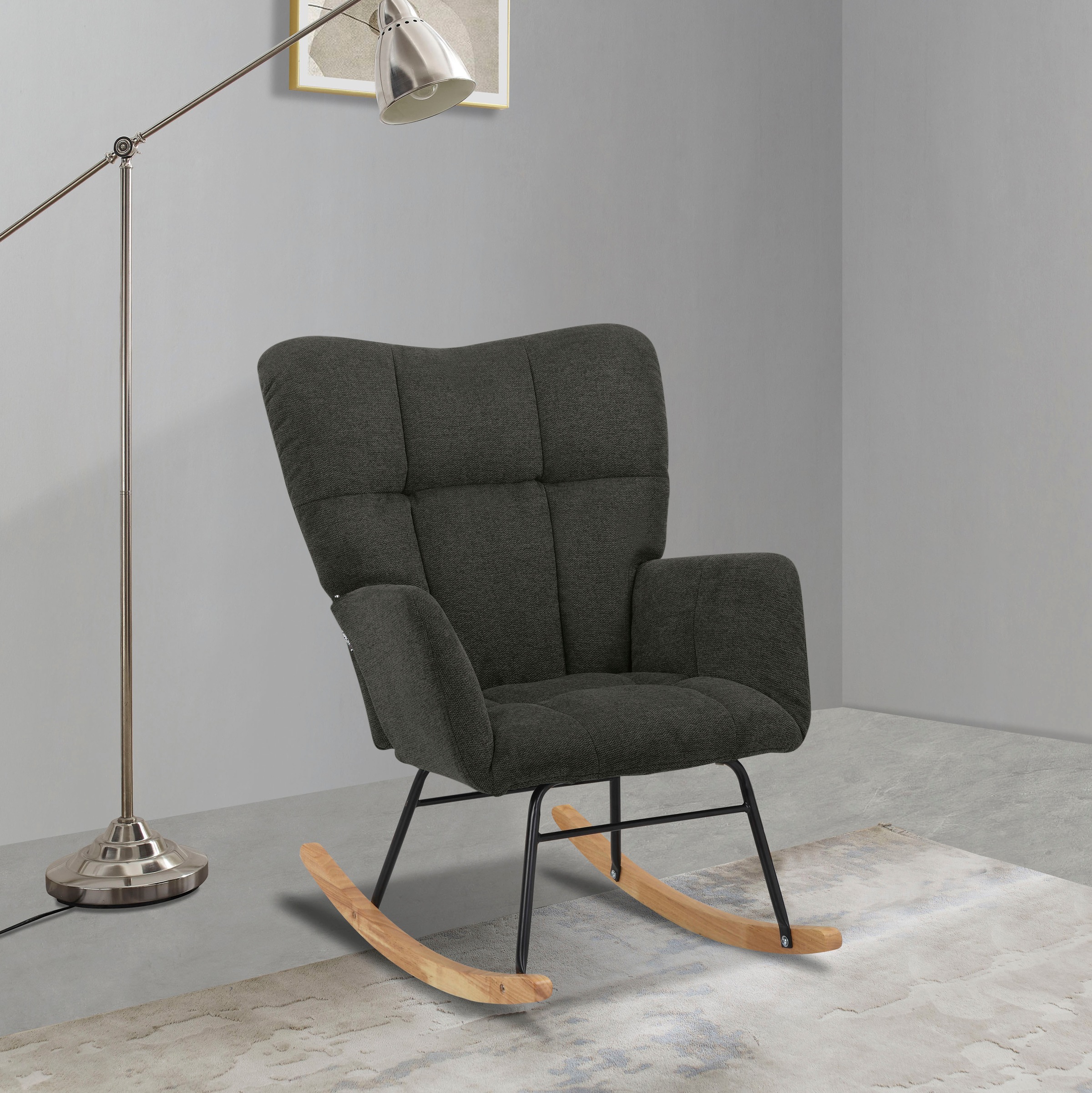 Home affaire Schaukelsessel "Anika, Ohrensessel Wohnzimmer mit Funktion," 1 günstig online kaufen