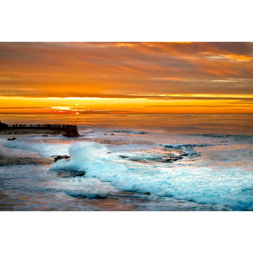 Papermoon Fototapete »Sunset in la Jolla«
