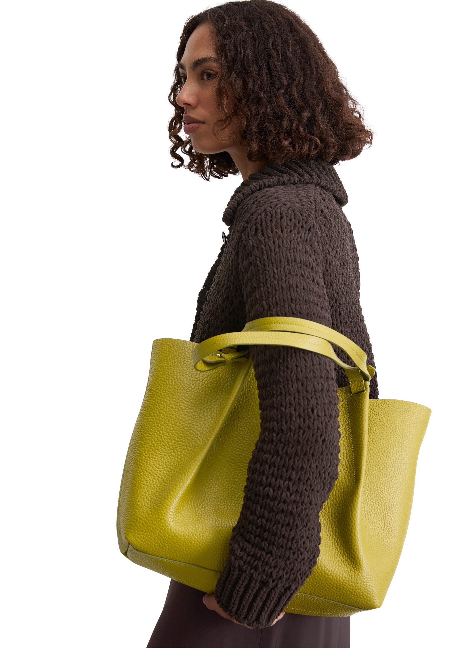 Marc O'Polo Shopper »aus genarbtem Rindleder«