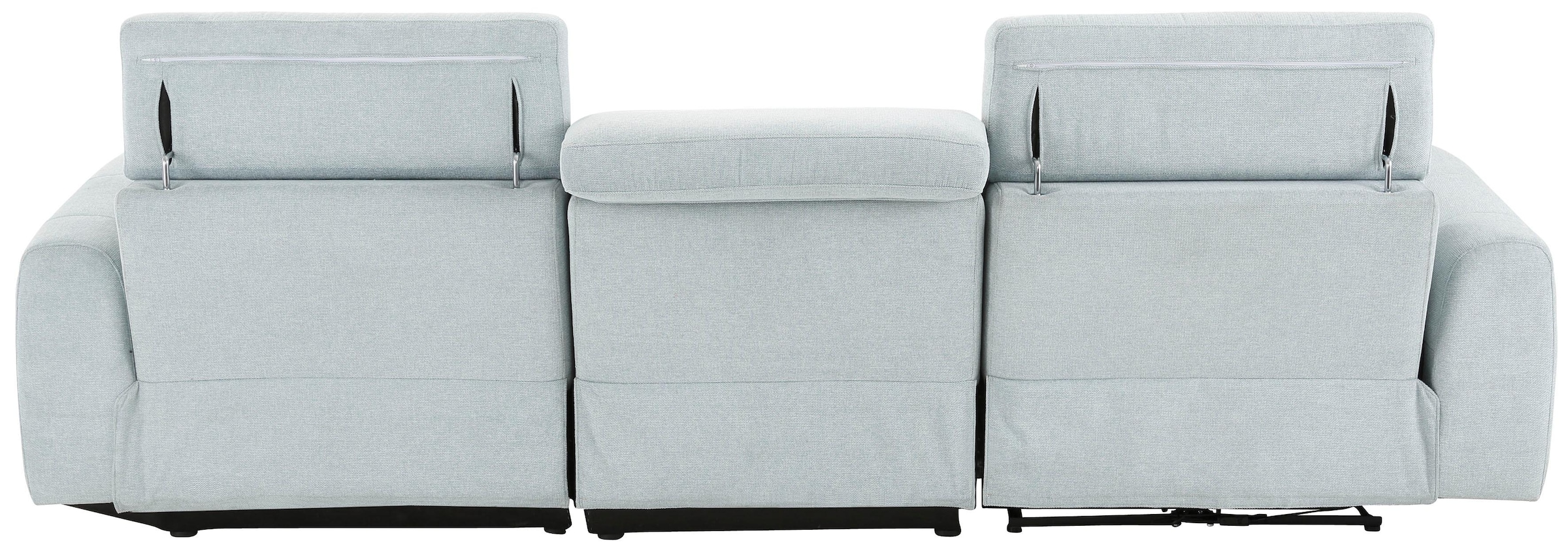 Home affaire Ecksofa »Sentrano, L-Form,«, 275 cm, man. o. elektr. Relaxfunktion und USB/Kopfverstellung