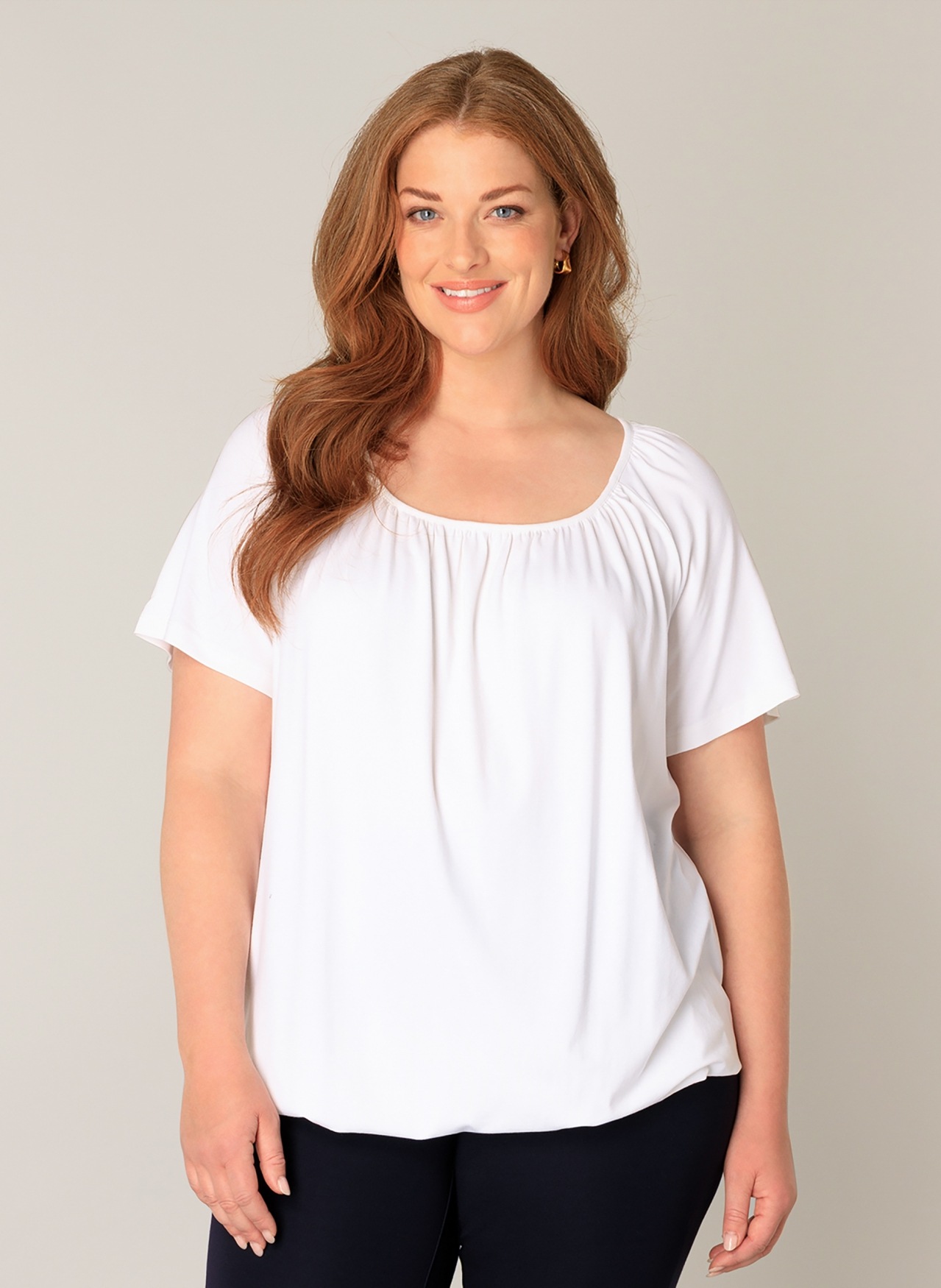 Base Level Curvy Ballonshirt "Yoni" Große Größen