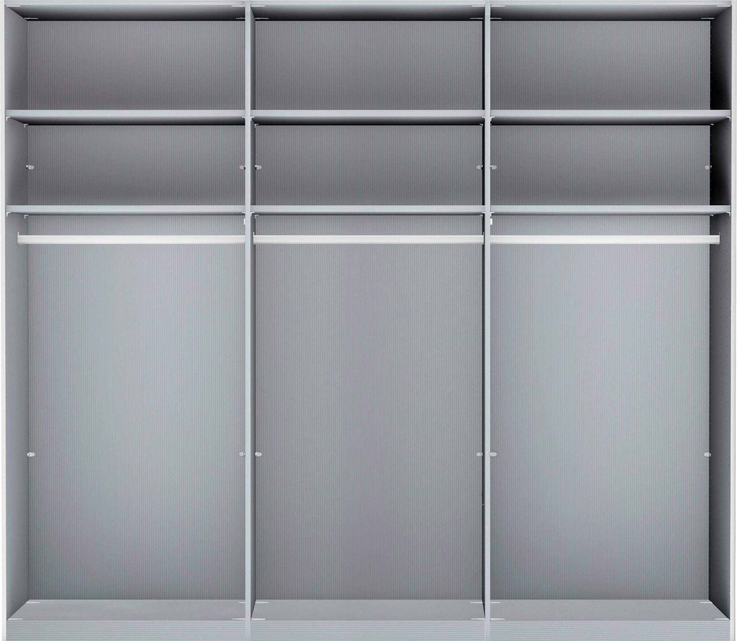 WIEMANN Schwebetürenschrank »Monaco«, hochwertige Glas- und Spiegelfront