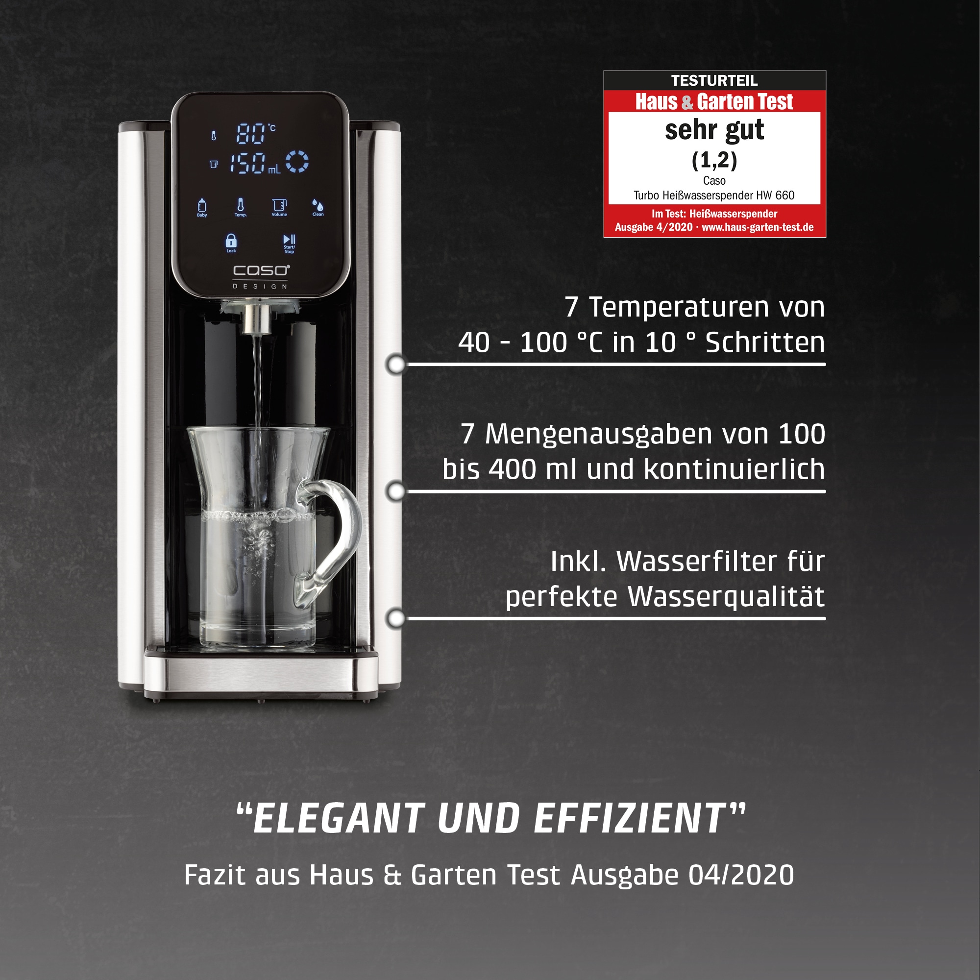 Caso Heißwasserspender »1879 HW 660« 2,7 l 2600 W