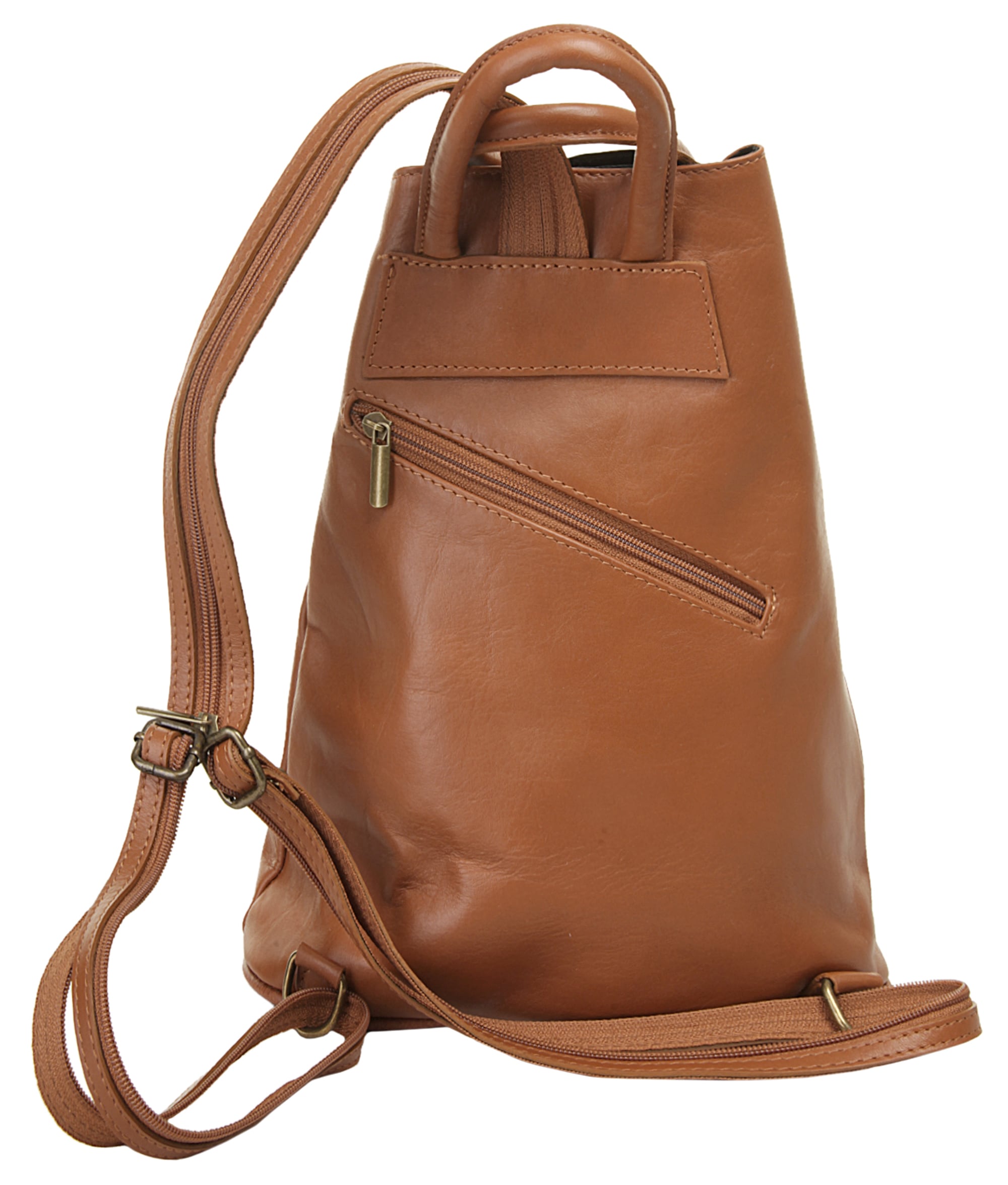 Samantha Look Cityrucksack, echt Leder, Made in Italy