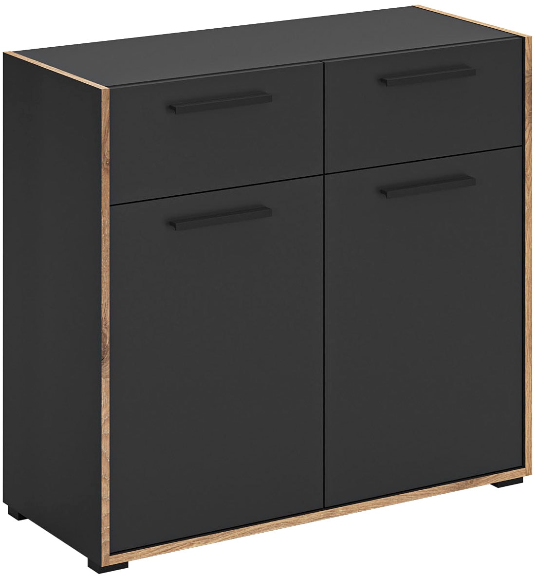 INOSIGN Kommode "MUSTA, Breite: 95cm, 2 Schubkästen, 2 Türen, 4 Fächer" Anr günstig online kaufen