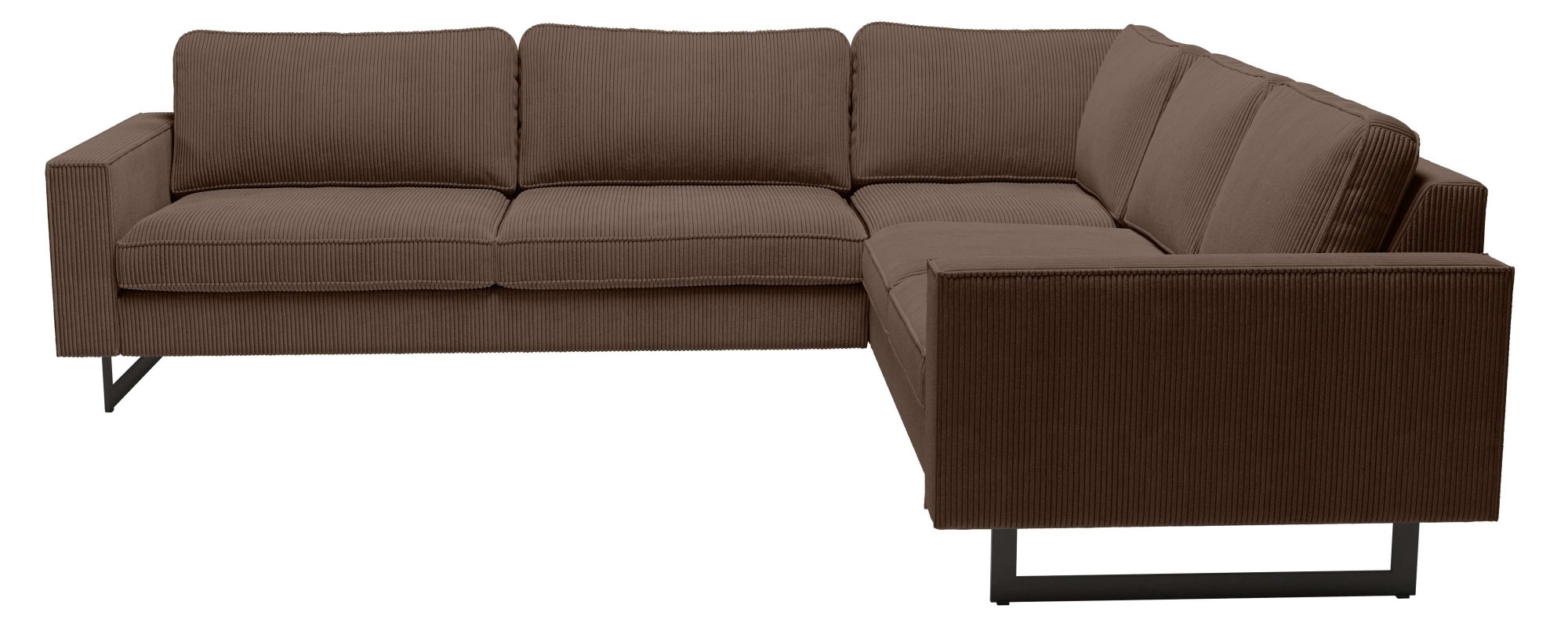 Places of Style Ecksofa "Pinto, XXL, 250/290 cm, langer Schenkel, Ottomane" günstig online kaufen
