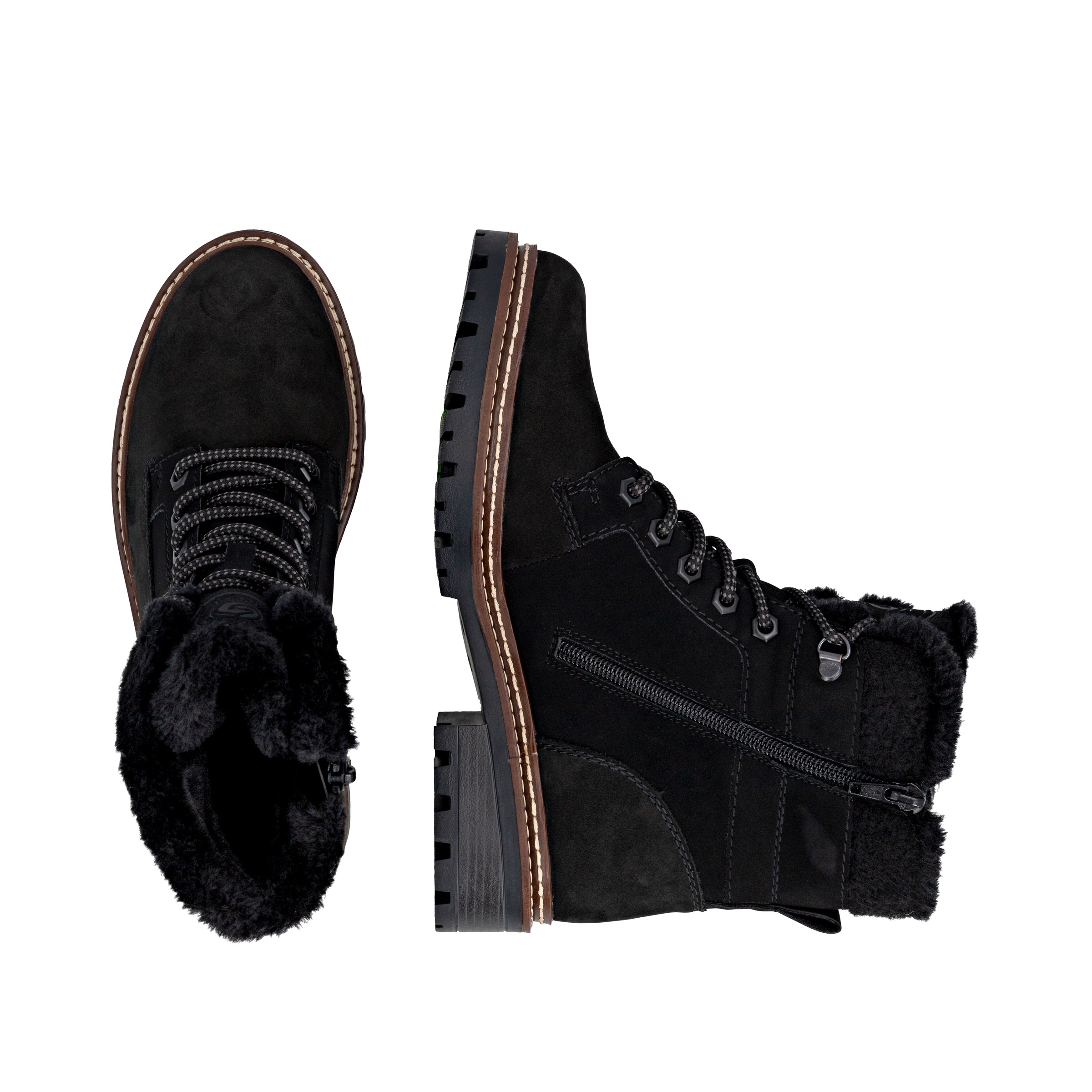 Remonte Winterstiefelette »Elisabeth Hurley-Collection«, Schnürboots mit wasserabweisender TEX-Membran und Fiber Grip
