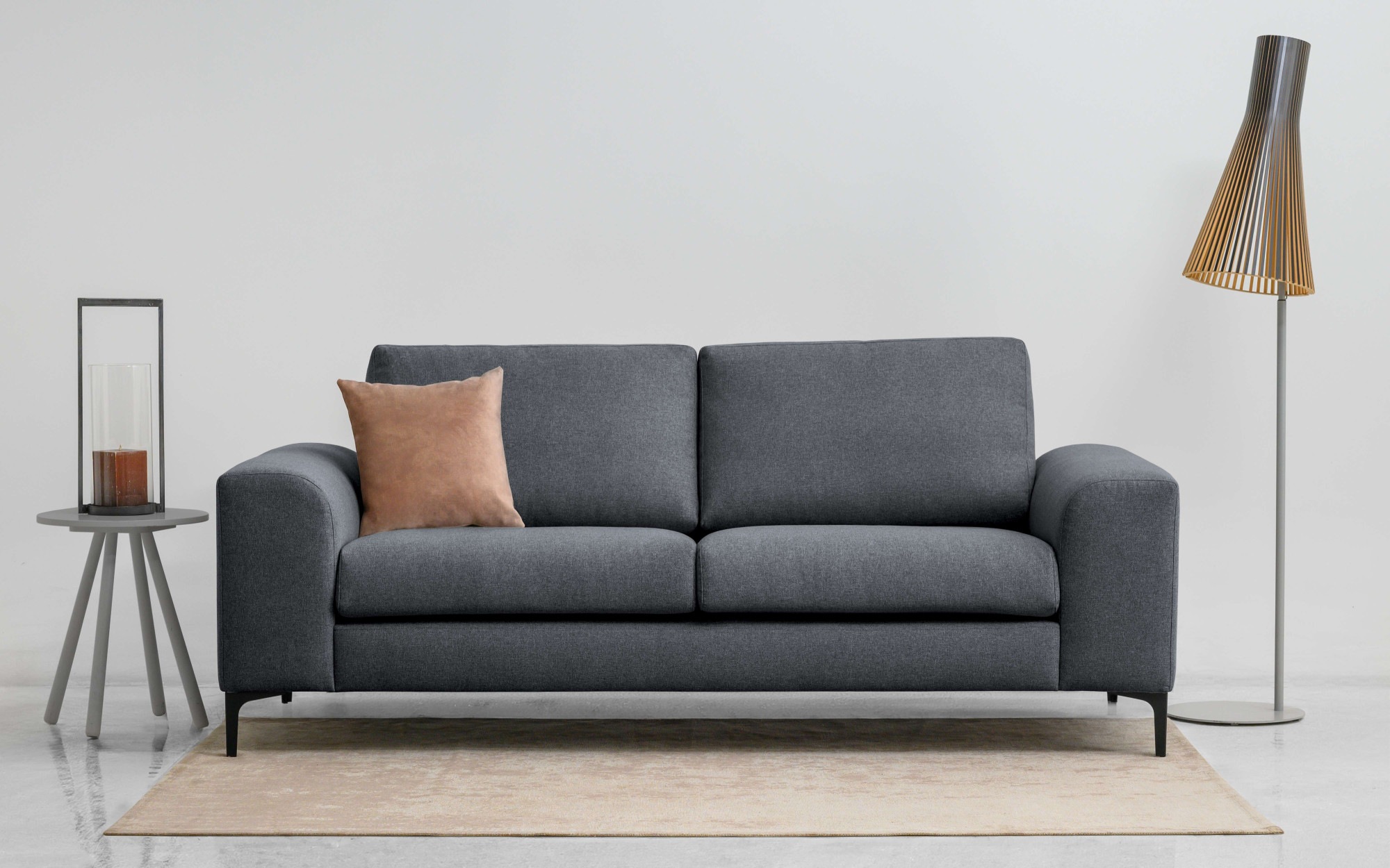 OTTO home 2,5-Sitzer "Henry, Kompaktsofa, Breite 214 cm" mit Metallbeinen, günstig online kaufen