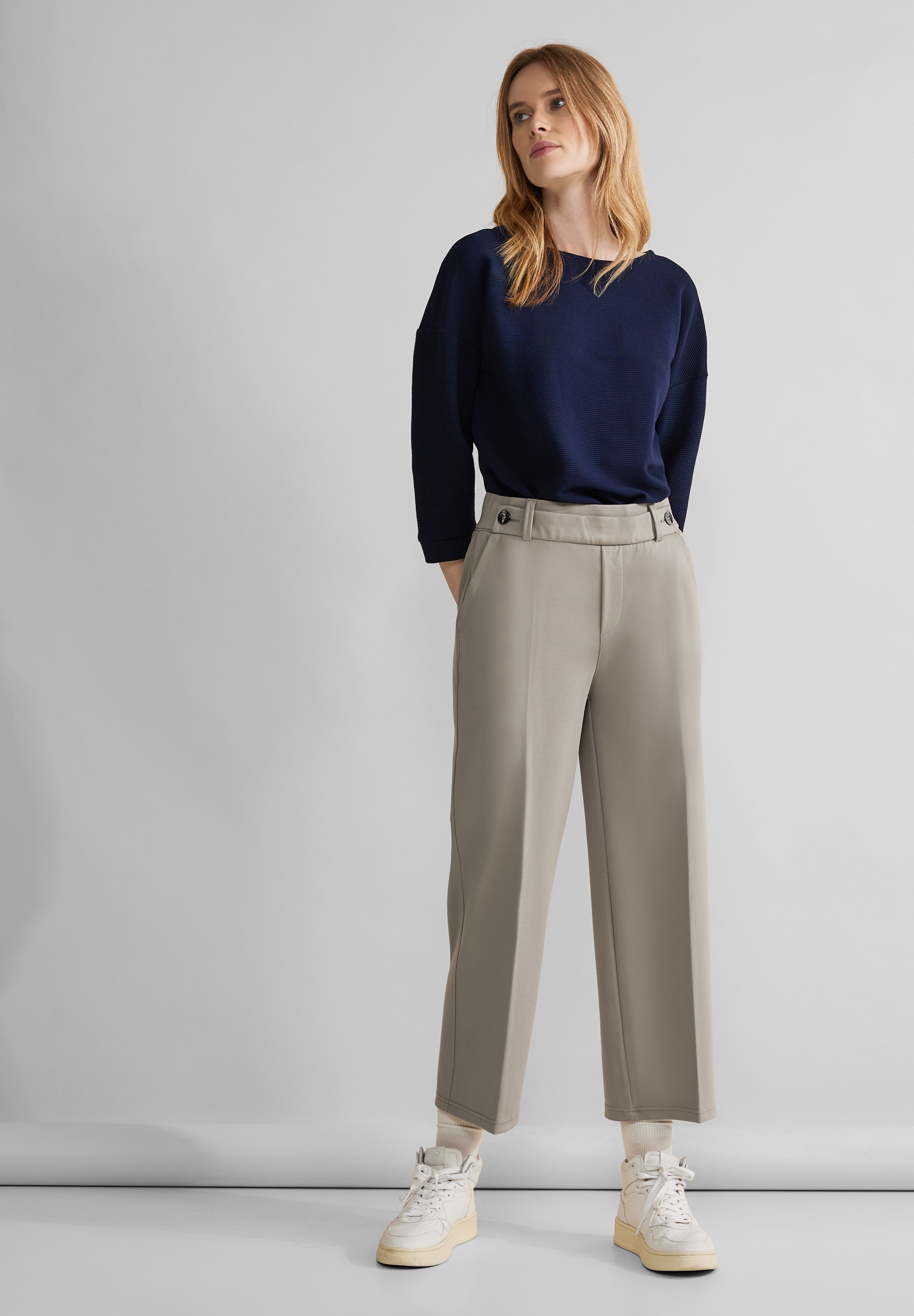 STREET ONE 3/4-Hose, High Waist