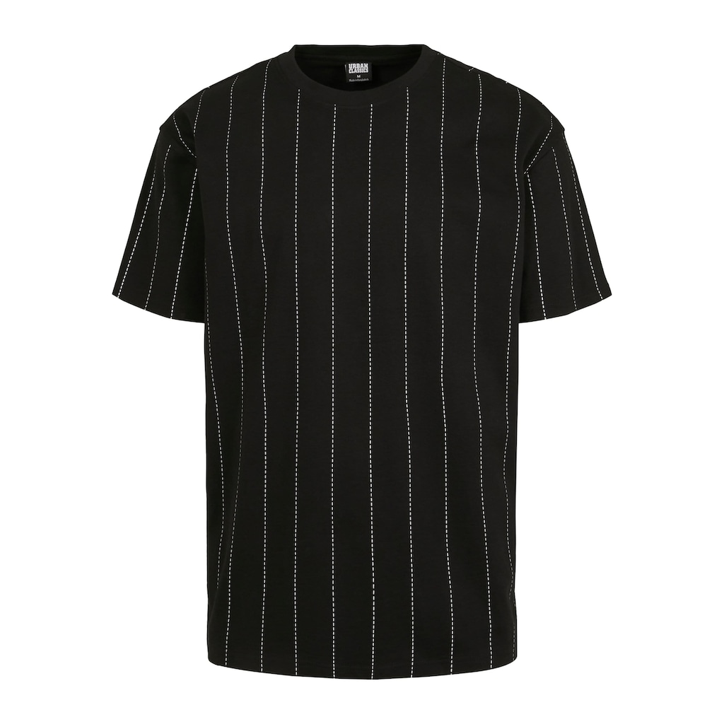 URBAN CLASSICS T-Shirt »Herren Oversized Pinstripe Tee«, (1 tlg.)