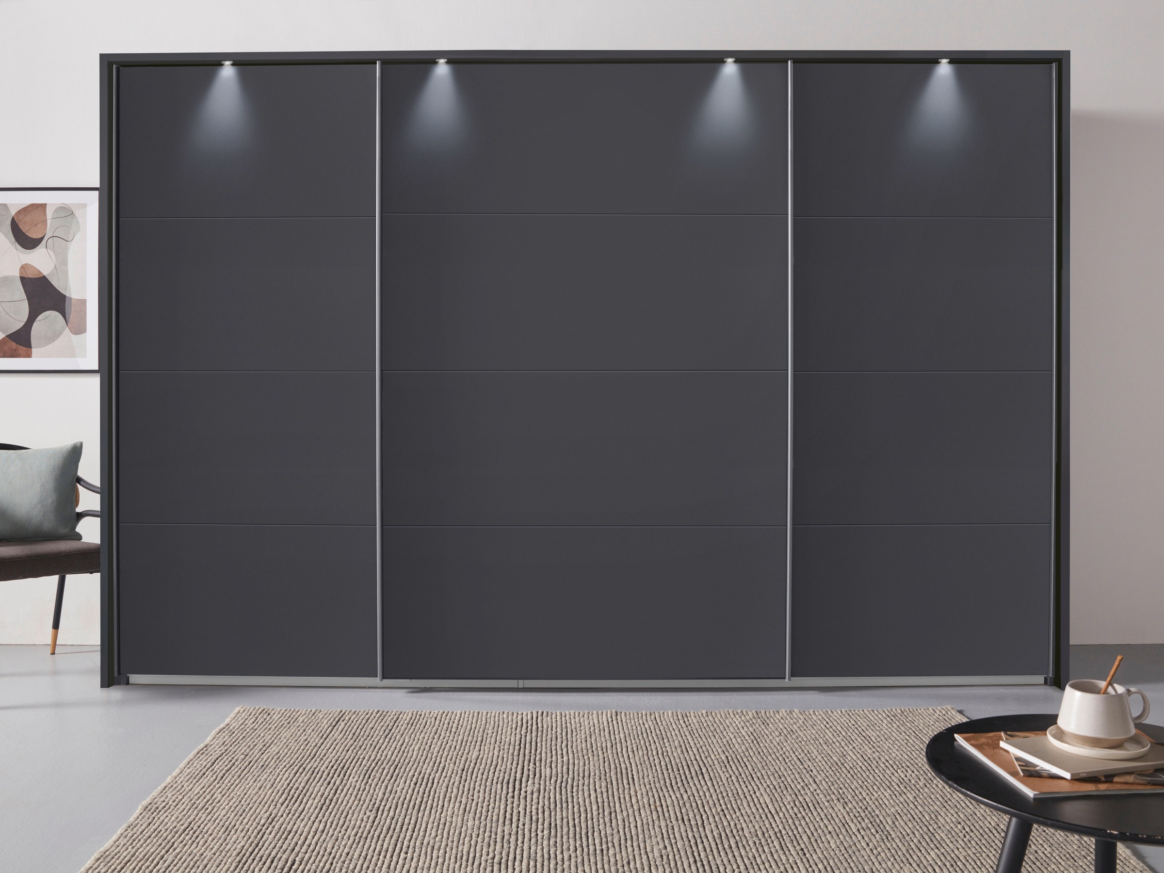 rauch Schwebetürenschrank »Oteli«, inkl. Passepartout optional mit Beleuchtung