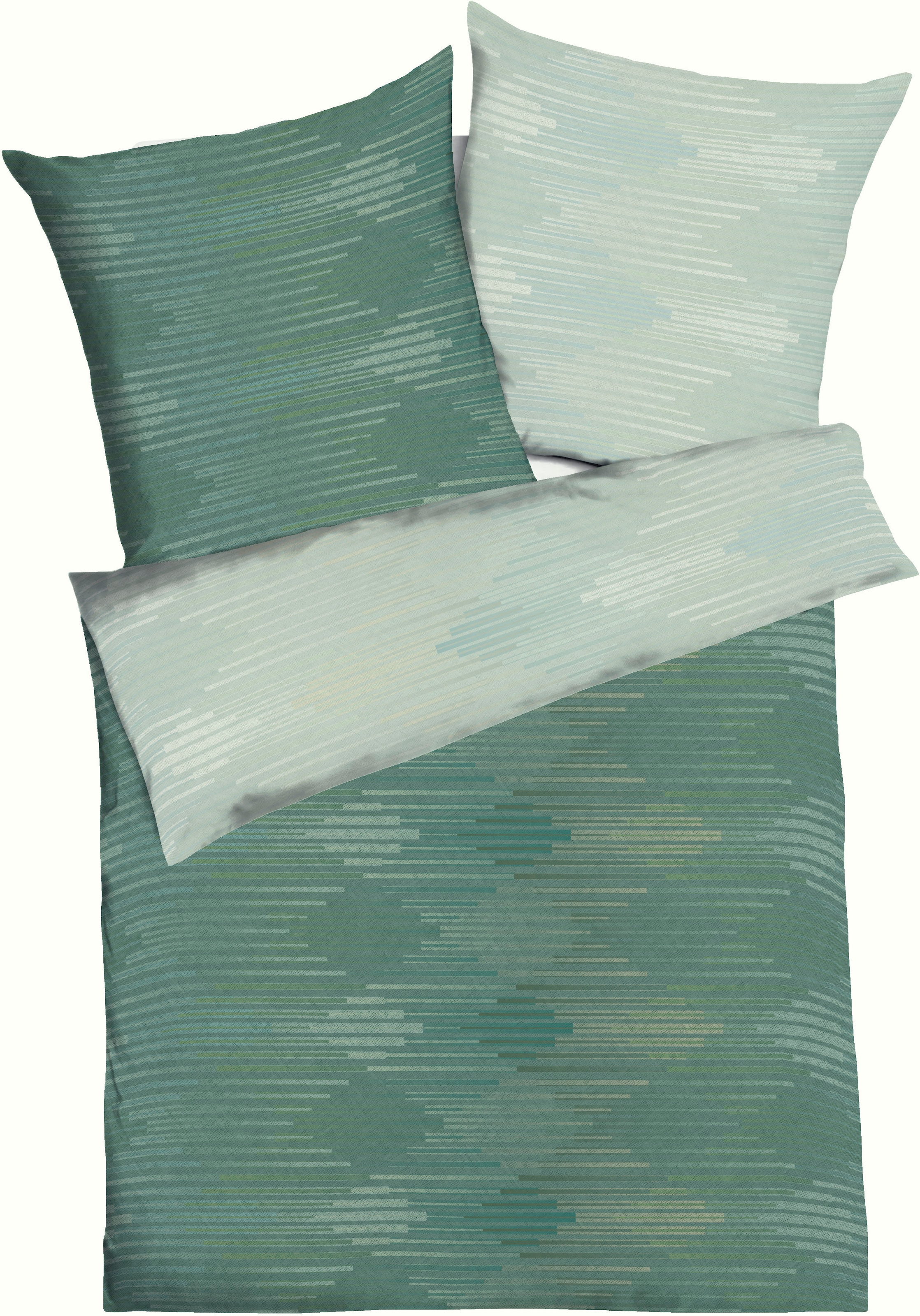 Kaeppel Wendebettwäsche "Ikat" 3 Stk. tlg. angenehm wärmend günstig online kaufen