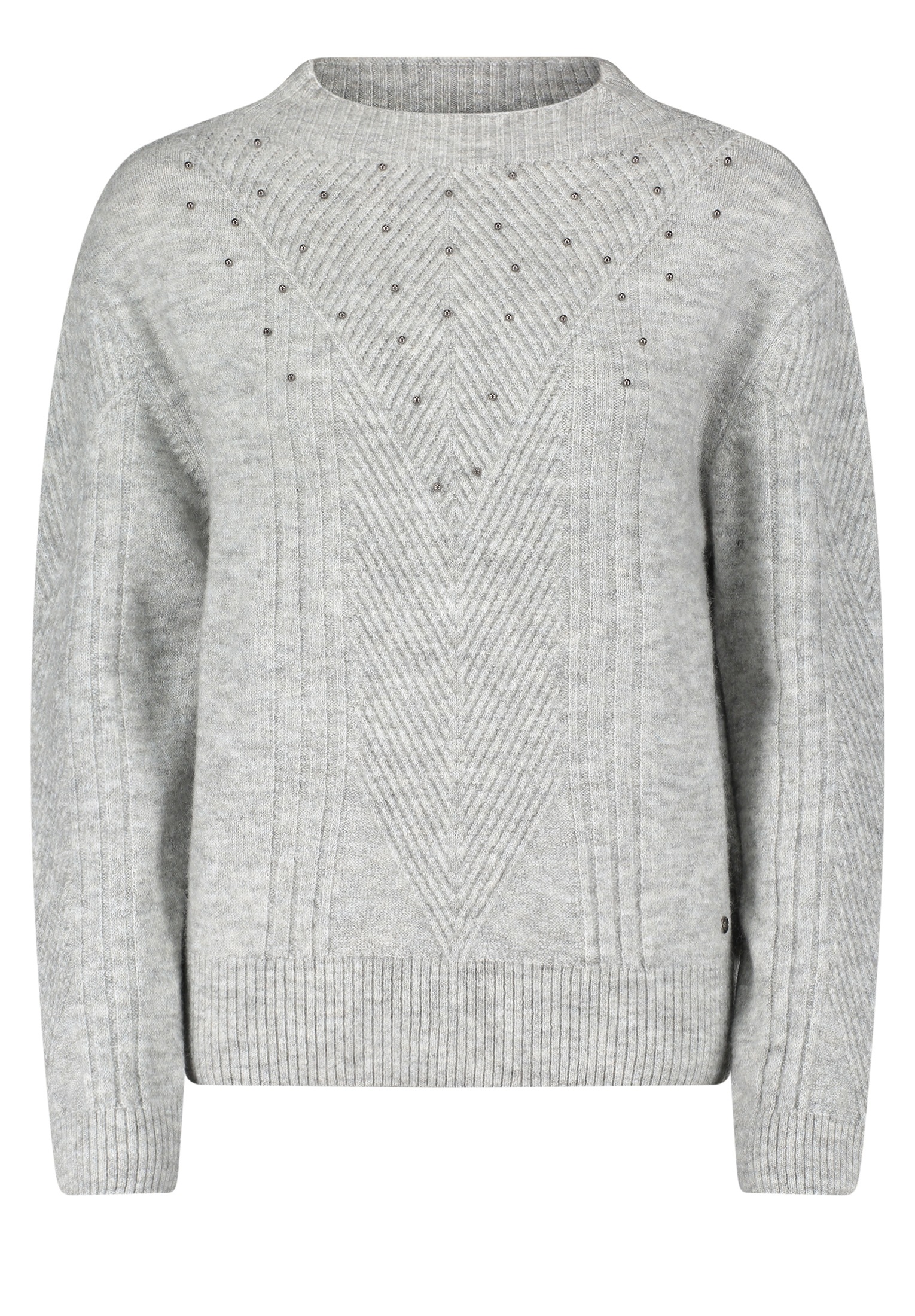 Betty&Co Strickpullover »Betty & Co Strickpullover mit Perlen«, (1 tlg.), Perlen