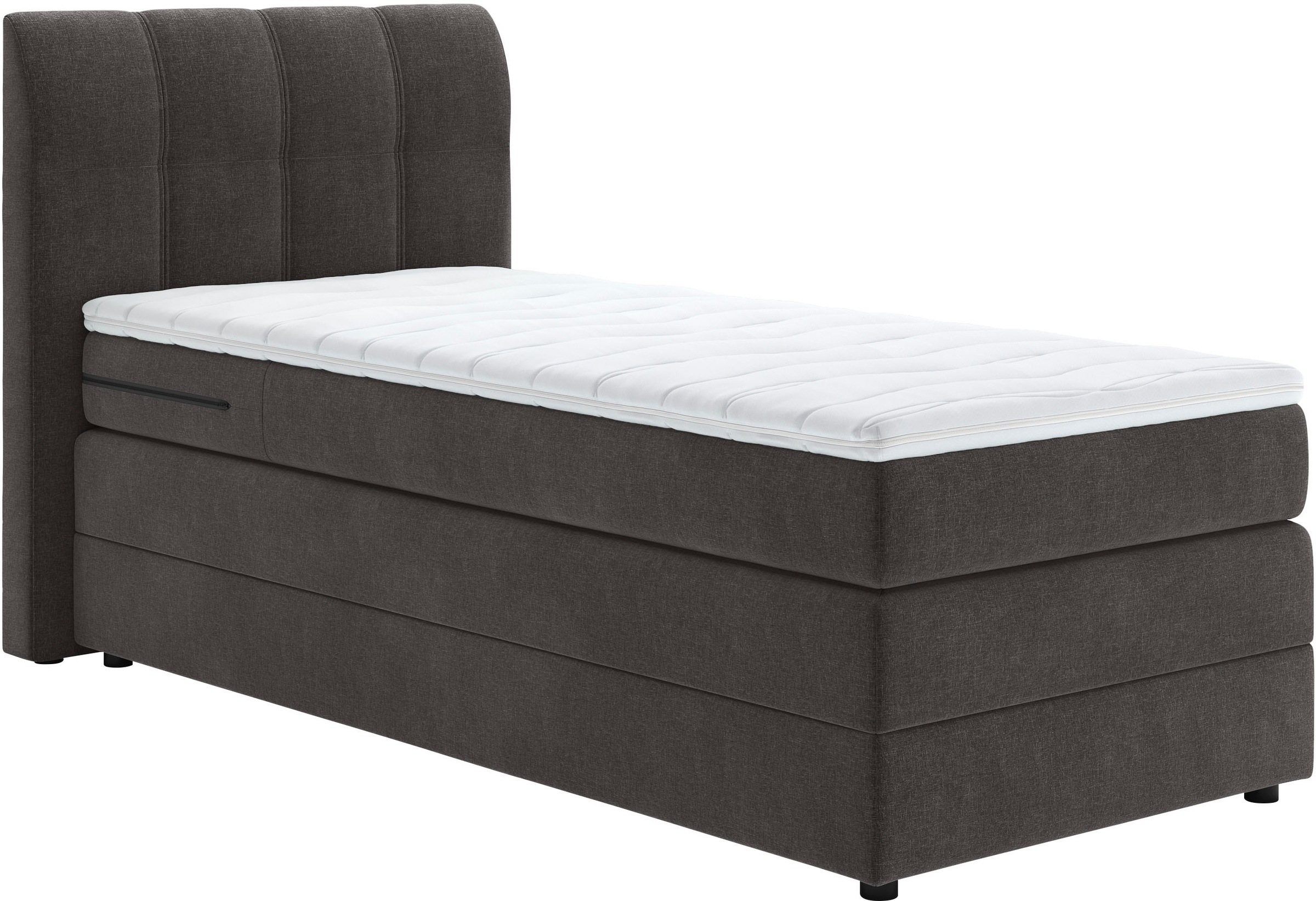 Home affaire Boxspringbett "Finja" besonders komfortable Liegehöhe, mit pra günstig online kaufen