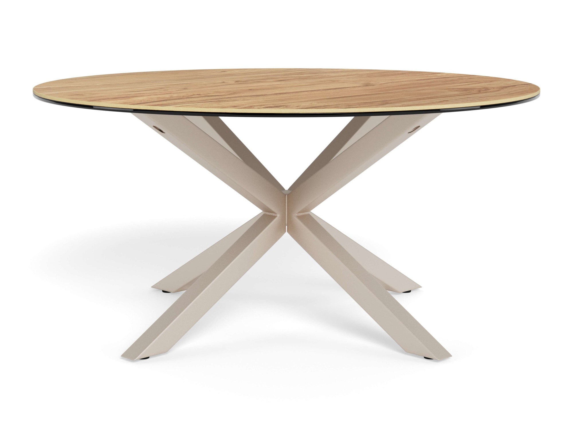 ACTONA GROUP Couchtisch »Kaffeetisch, Beistelltisch« Tisch, Wildeiche, Ø82x40cm