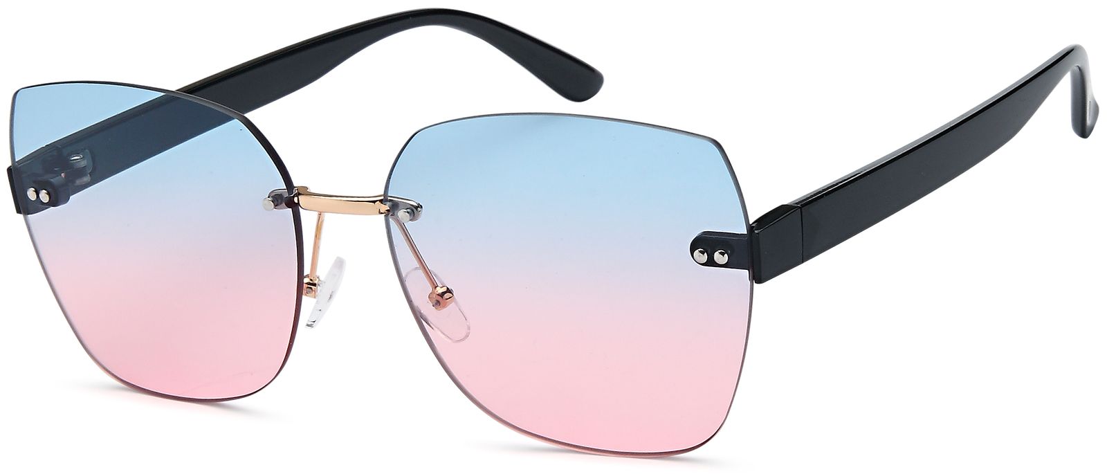 styleBREAKER Sonnenbrille "Rahmenlose Rechteckige Sonnenbrille" 1 Stk.