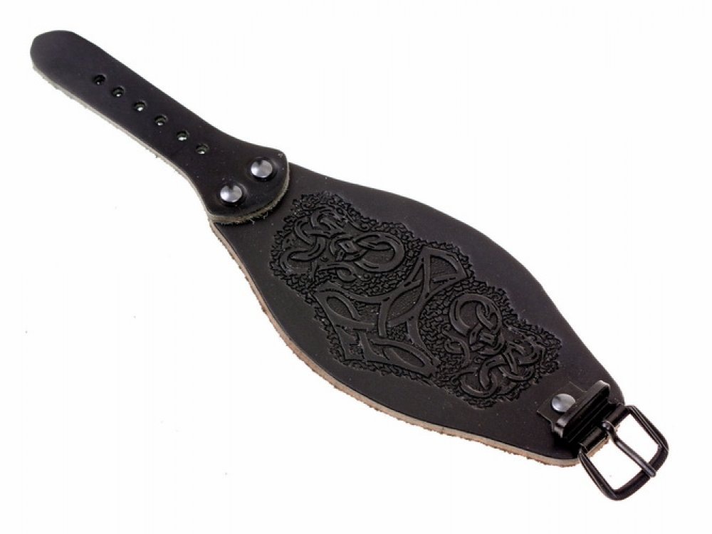 Adelia´s Armband »Wikinger / Mittelalter Armband Geprägtes Armband Mjölnir«, World of the Vikings