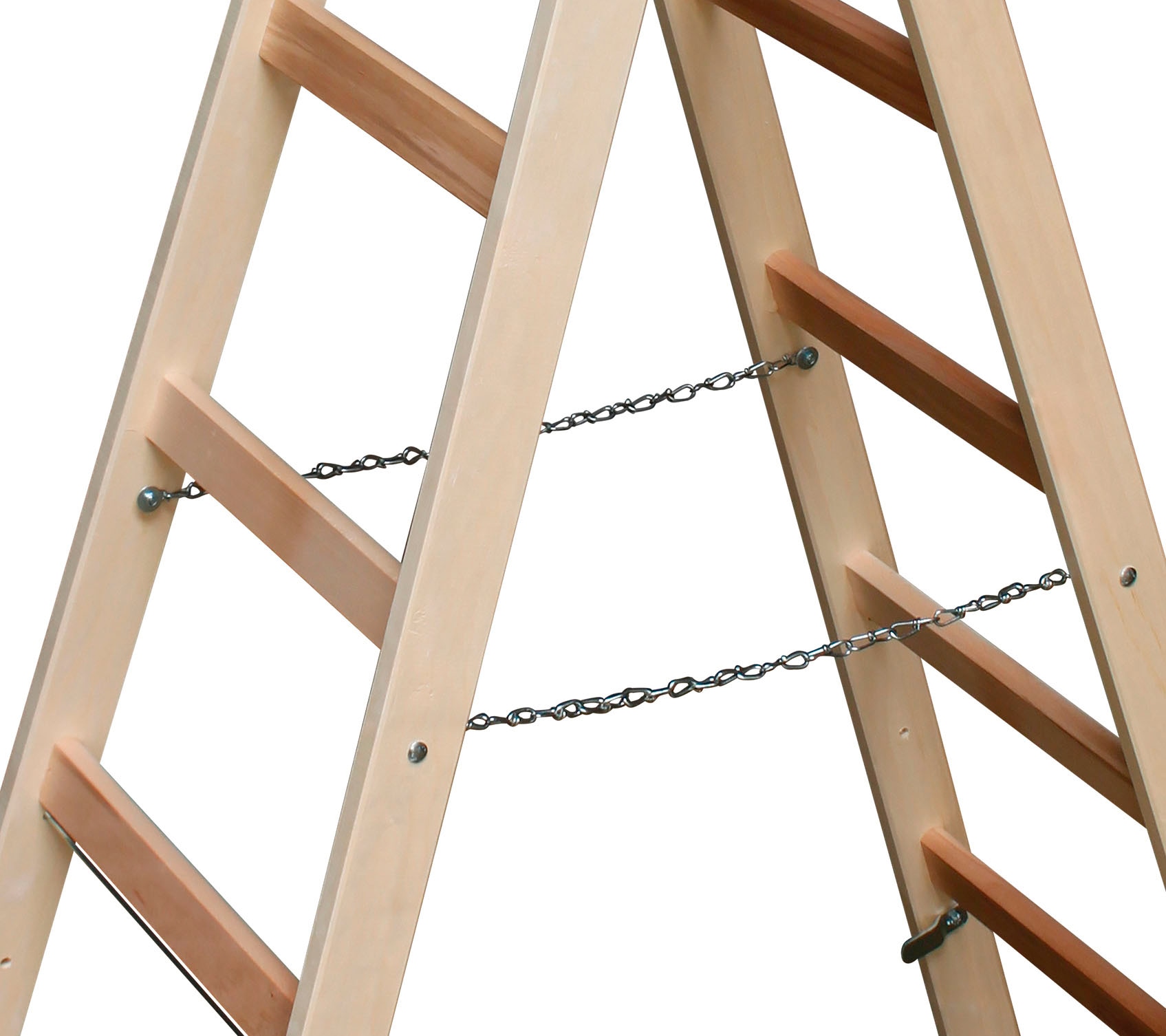 KRAUSE Doppelleiter »Stabilo«, 2x5 Sprossen, beidseitig begehbar