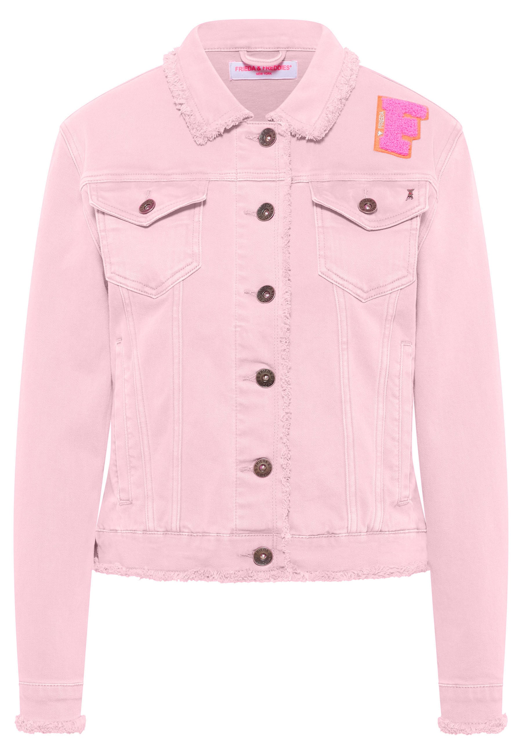 Frieda & Freddies Jeansjacke »Denim Jacket "F"« 1 Stk. tlg. ohne Kapuze