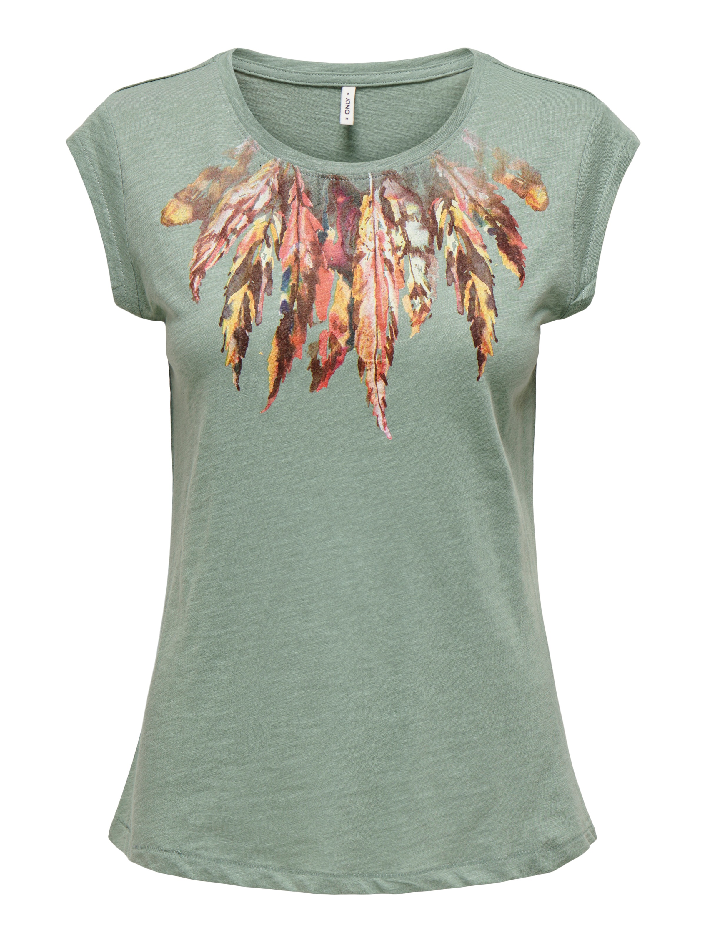 ONLY Kurzarmshirt »FEEL/FEATHERS TOP BOX CS JRS«