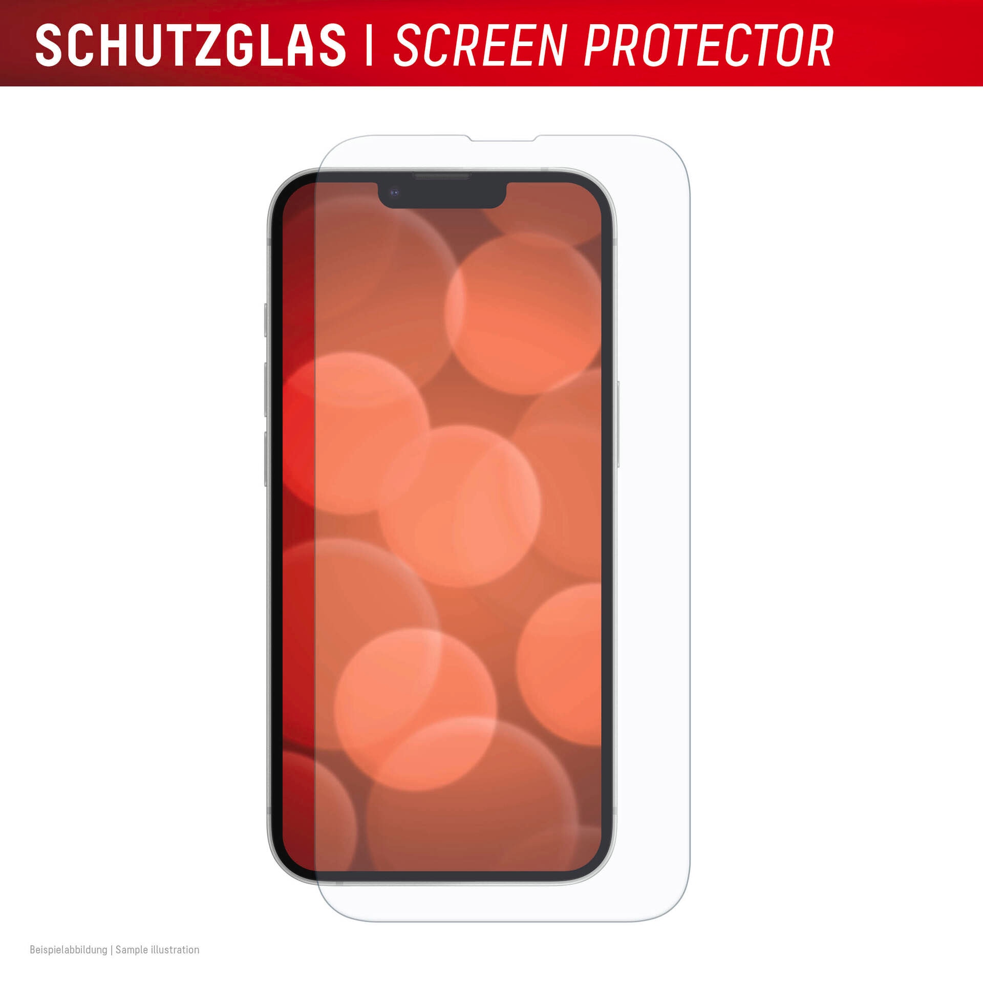 Displex Displayschutzglas »Real Glass Screen Protector + Case mit EASY-ON MountMaster« für Apple iPhone 16e;Apple iPhone 17e Displayschutzfolie, Schutzfolie, Bildschirmschutz, kratz- & stoßfest
