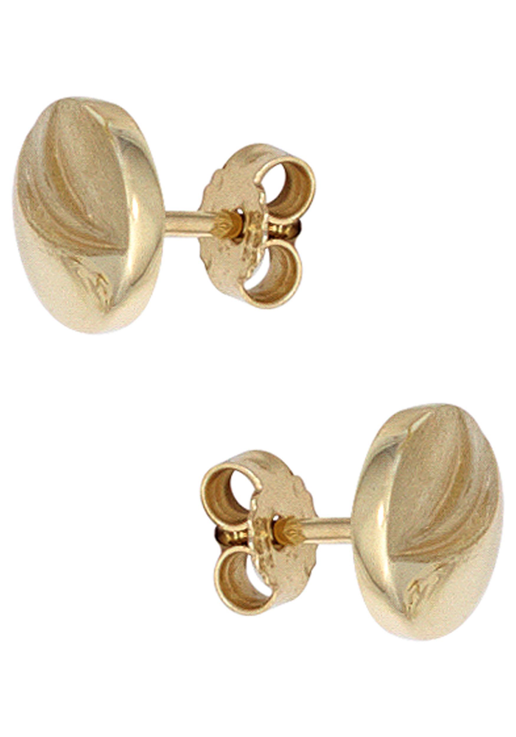 JOBO Paar Ohrstecker rund 333 Gold
