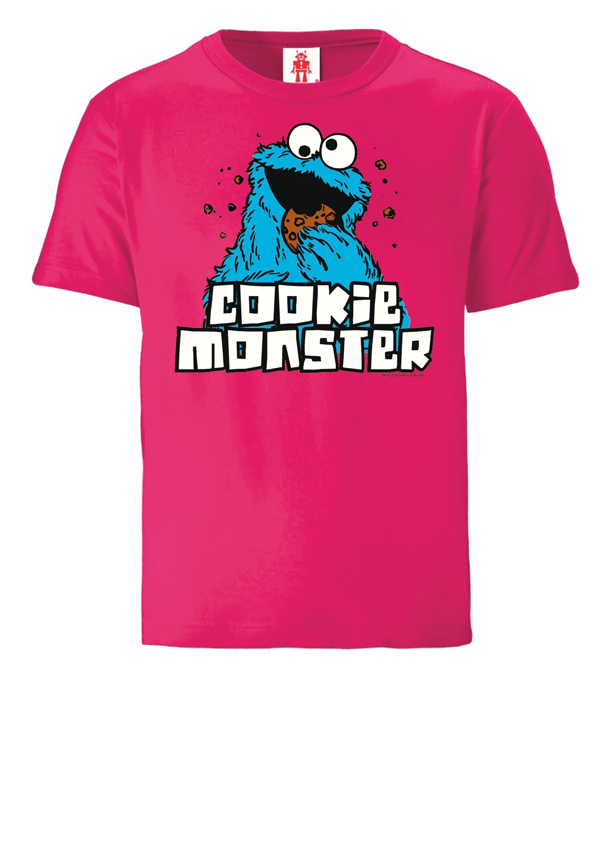 LOGOSHIRT T-Shirt »Sesamstraße - Krümelmonster«, mit coolem Frontprint