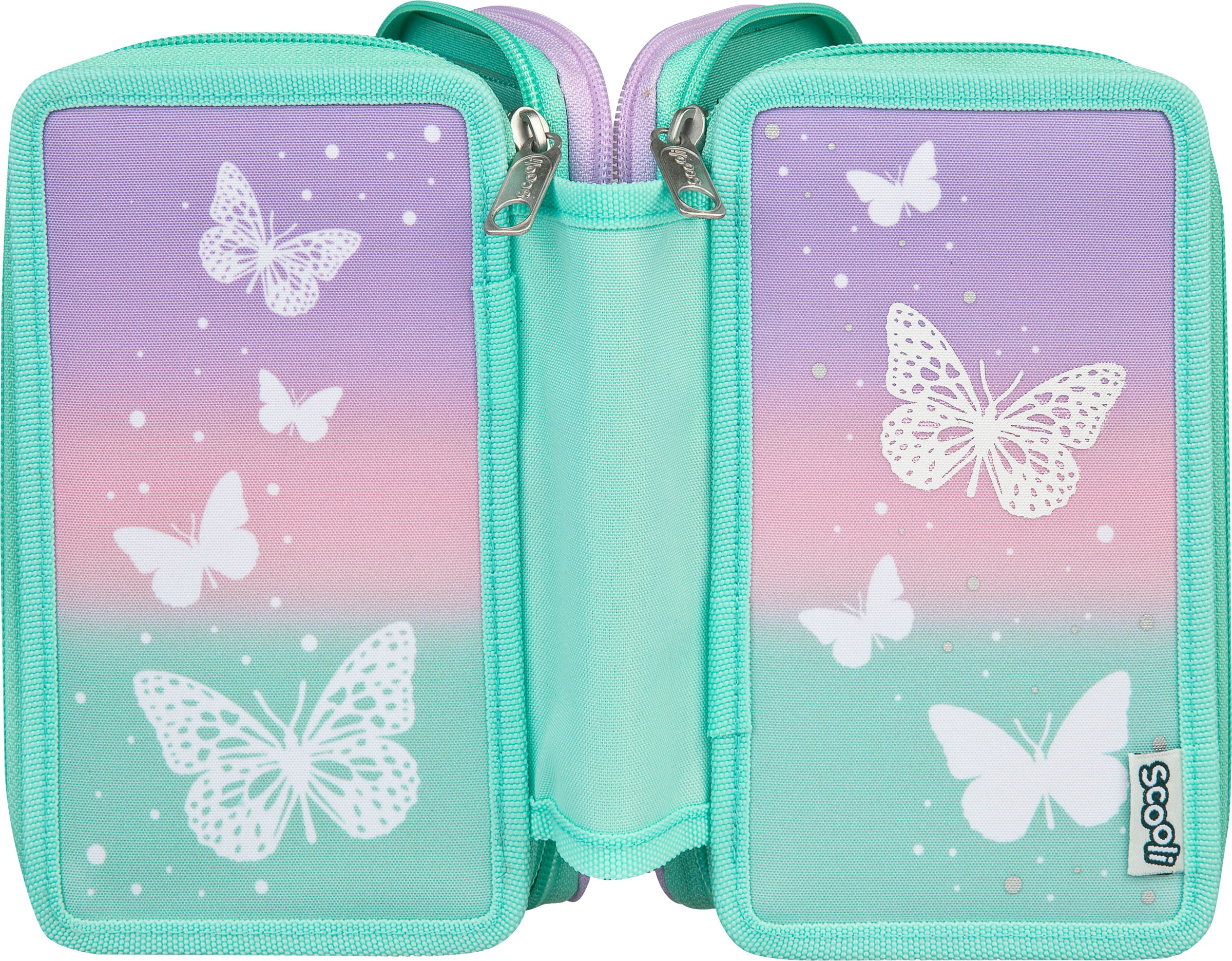 Scooli Federmäppchen »Tripledecker, Butterfly Wishes«