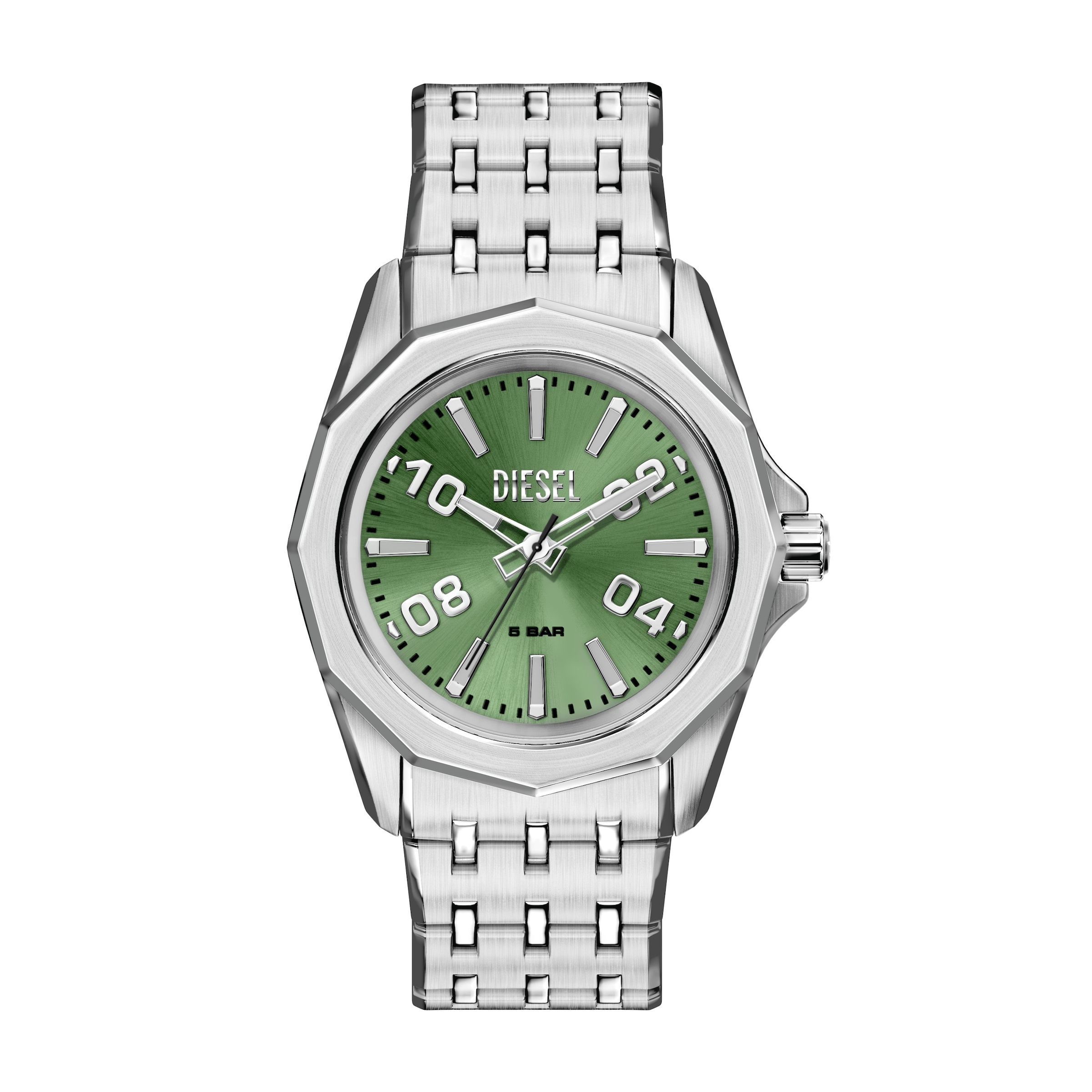 Diesel Quarzuhr »Stinger« Armbanduhr, Herrenuhr, Edelstahlarmband, analog