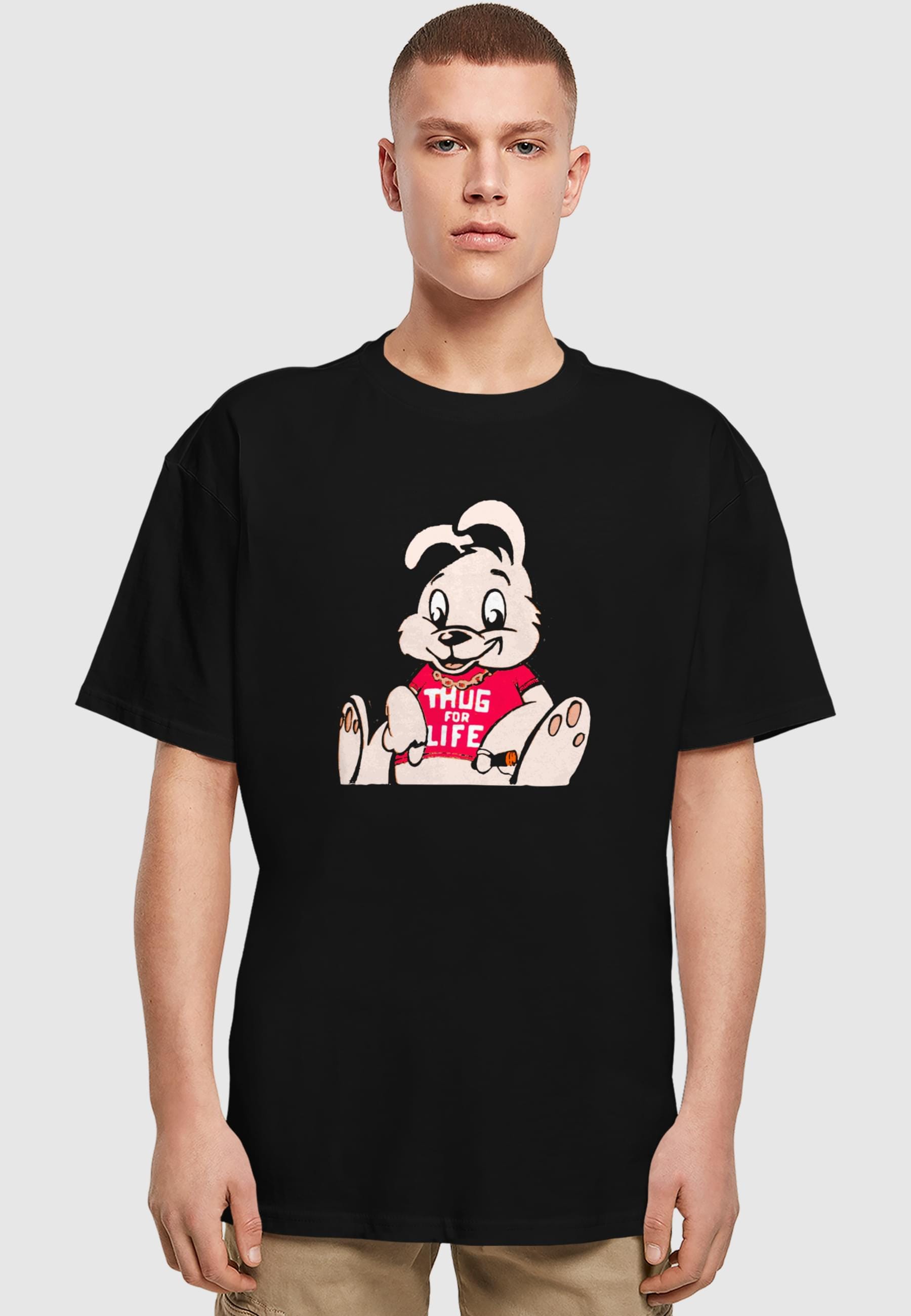 Merchcode T-Shirt »Merchcode Brandalised - Bunny Heavy Oversize Tee«, (1 tlg.)