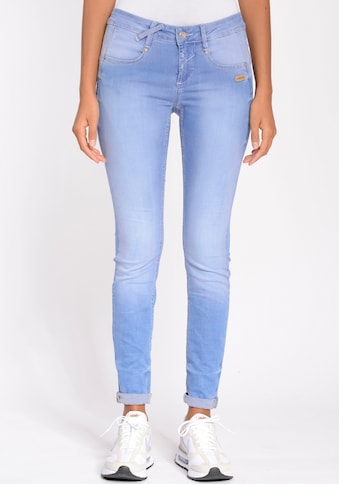 GANG Skinny-fit-Jeans »94NELE«, mit Stretch und seitlichen Dreieckseinsätzen kaufen