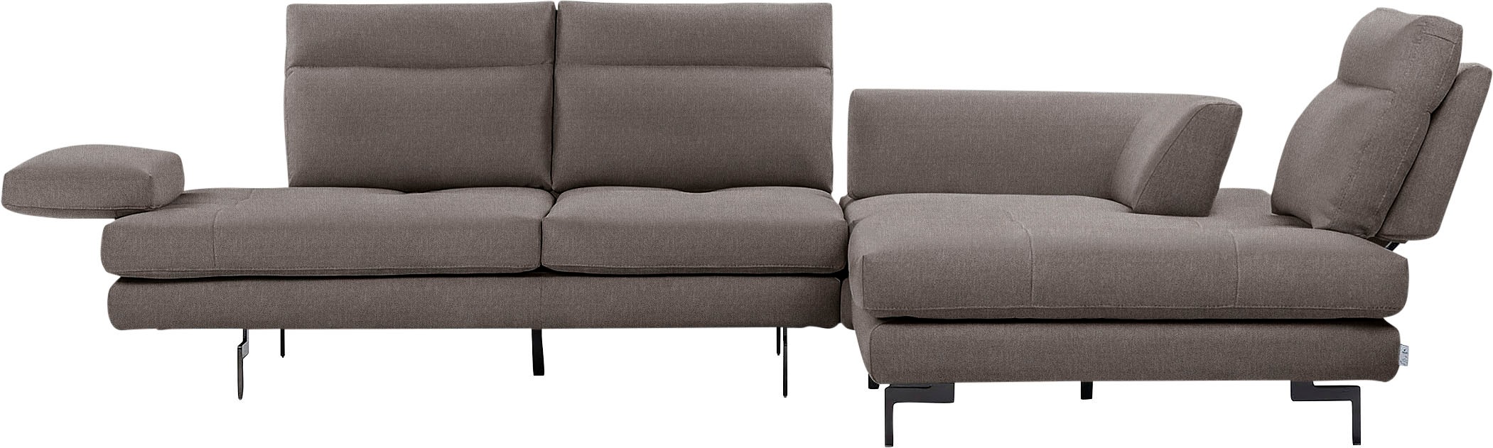 CALIA ITALIA Ecksofa "Toby Wing, Komfortsofa mit Sitzkomfort der Extraklass günstig online kaufen