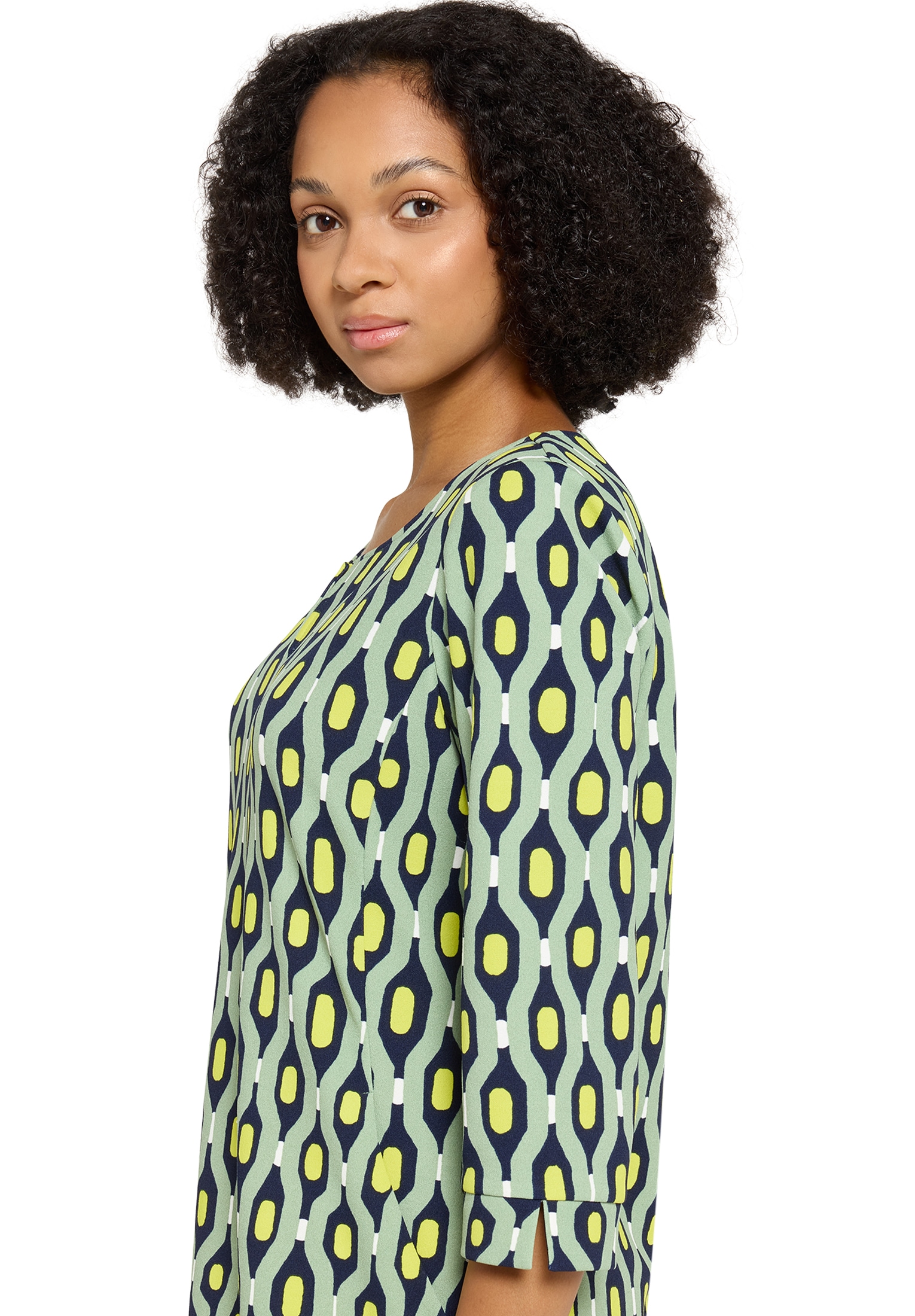 Cartoon Druckkleid »Damen mit Muster« Ohne Tasche