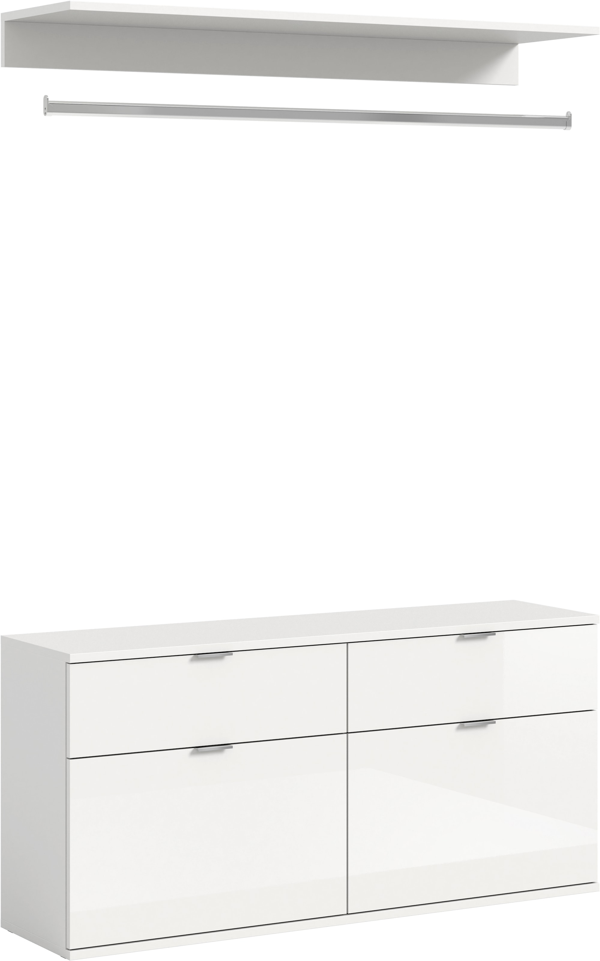 INOSIGN Garderoben-Set "Trondheim, Breite 121 cm, best. aus Kommode, Garder günstig online kaufen