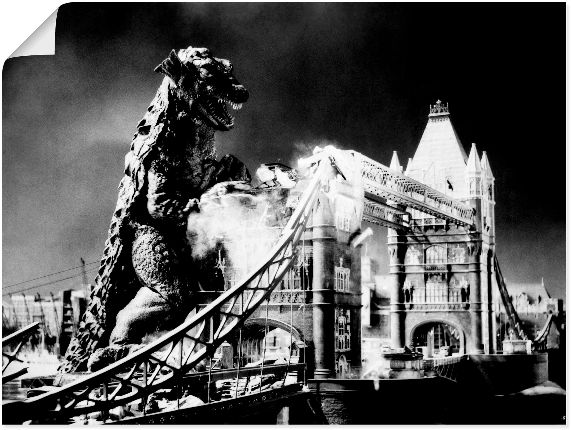 Artland Poster "Godzilla II", Stars, (1 St.), als Alubild, Leinwandbild, Wa günstig online kaufen