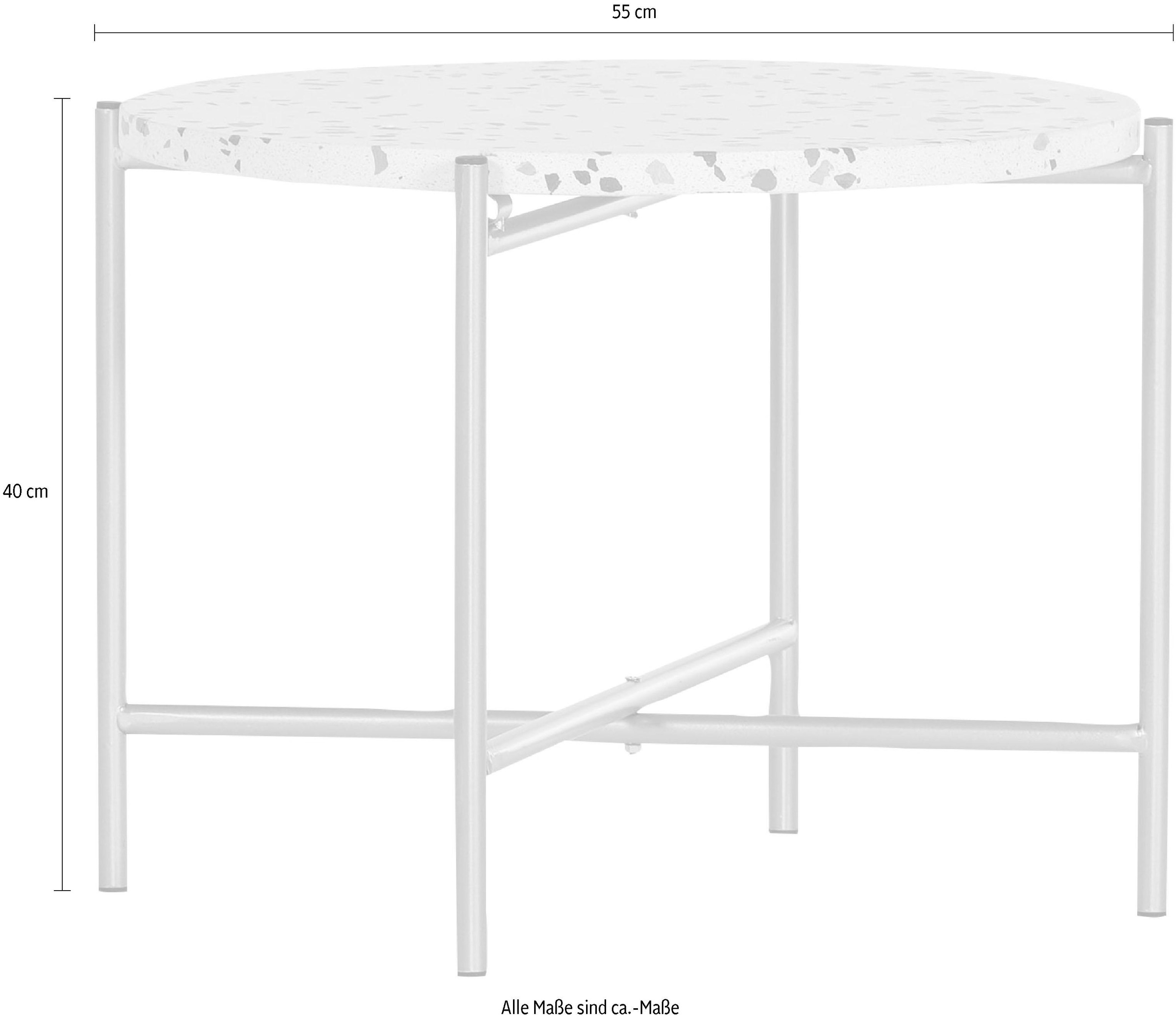 Gutmann Factory Couchtisch »Terrazzo«, mit abnehmbarer Terrazzoplatte