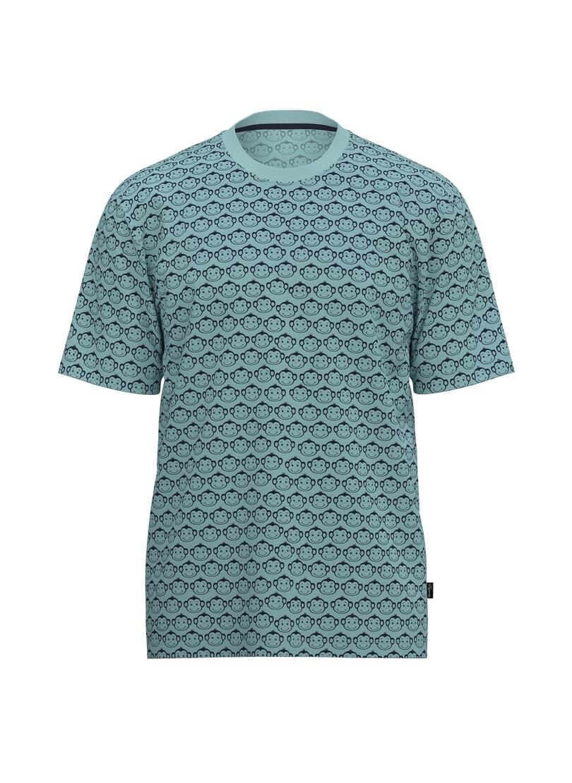 Trigema T-Shirt "TRIGEMA T Shirt mit Allover-Muster "Äffchen"" 1 günstig online kaufen