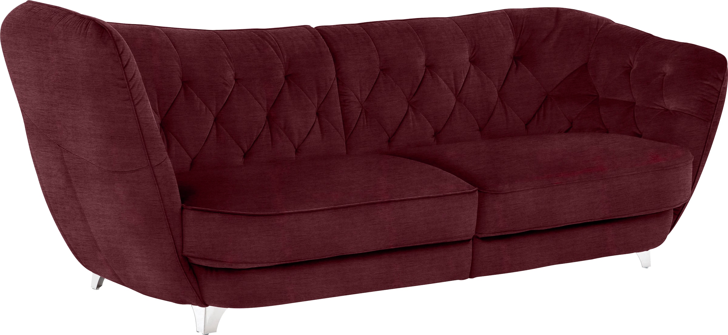 Leonique Big-Sofa "Retro", stylischer Hochlehner günstig online kaufen