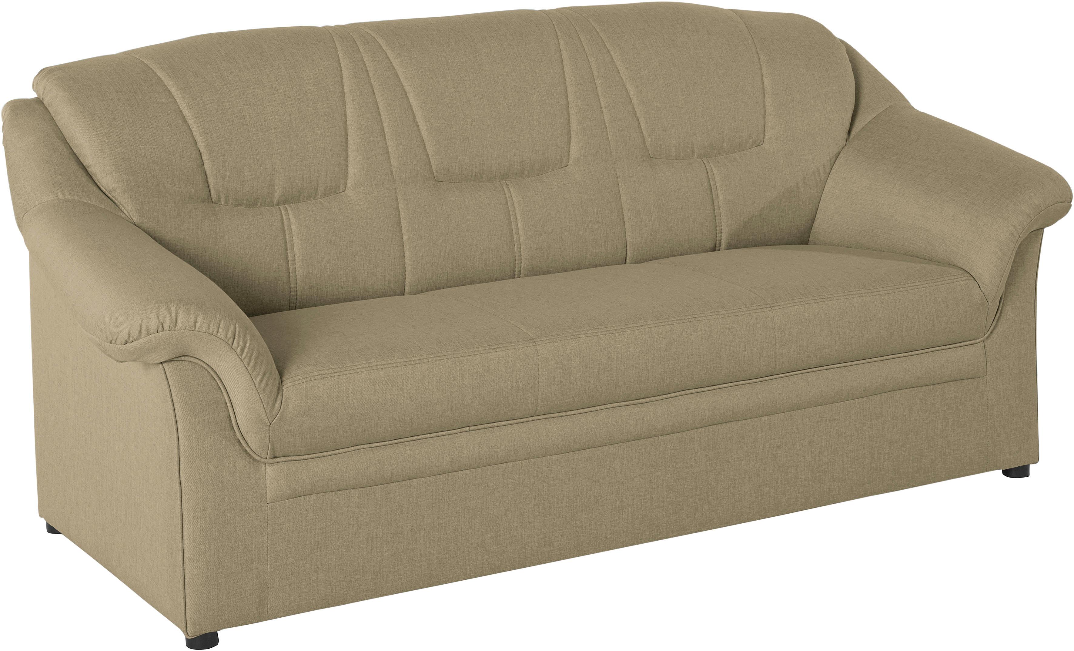DOMO collection 2,5-Sitzer "Mezia kompakt für kleine Räume, Breite 184cm, komfortabel und zeitlos,"