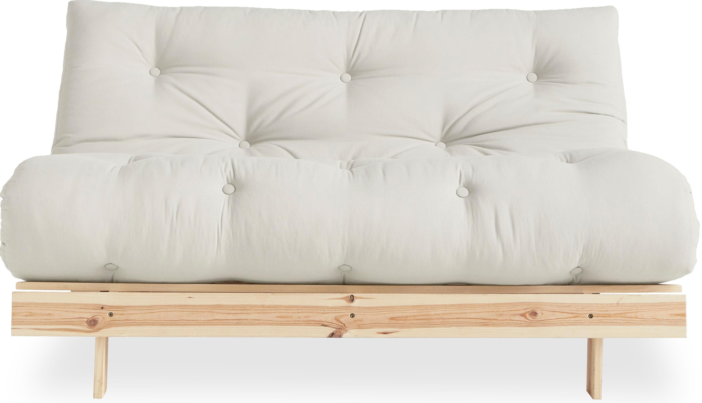 Karup Design Daybett »Daybett Roots Schlafsofa – Gästebett & Sofa aus FSC®-Kiefer«, Inkl. Futonmatratze, in mehreren Größen & Farben erhältlich