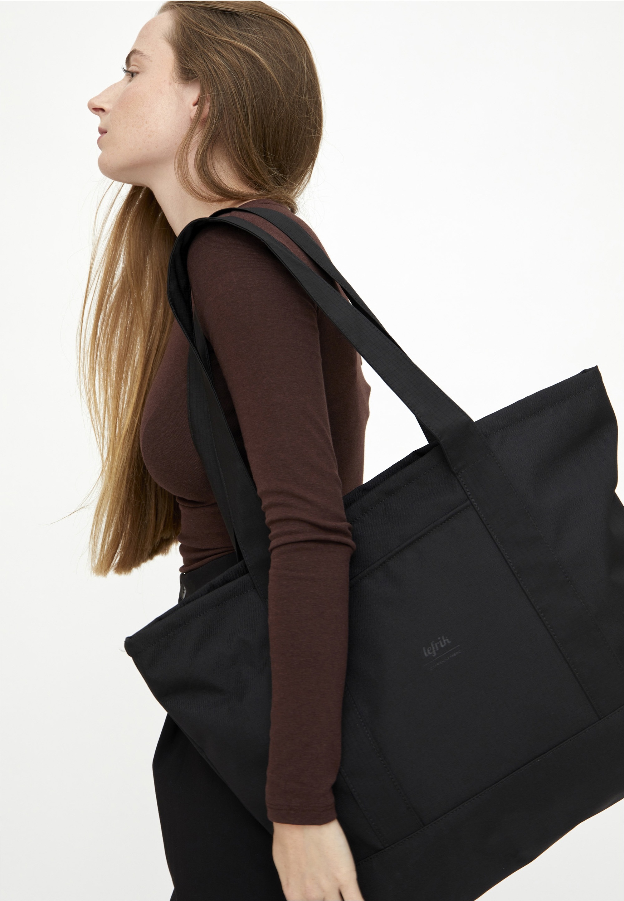 lefrik Henkeltasche »Strata«, in veganer Qualität