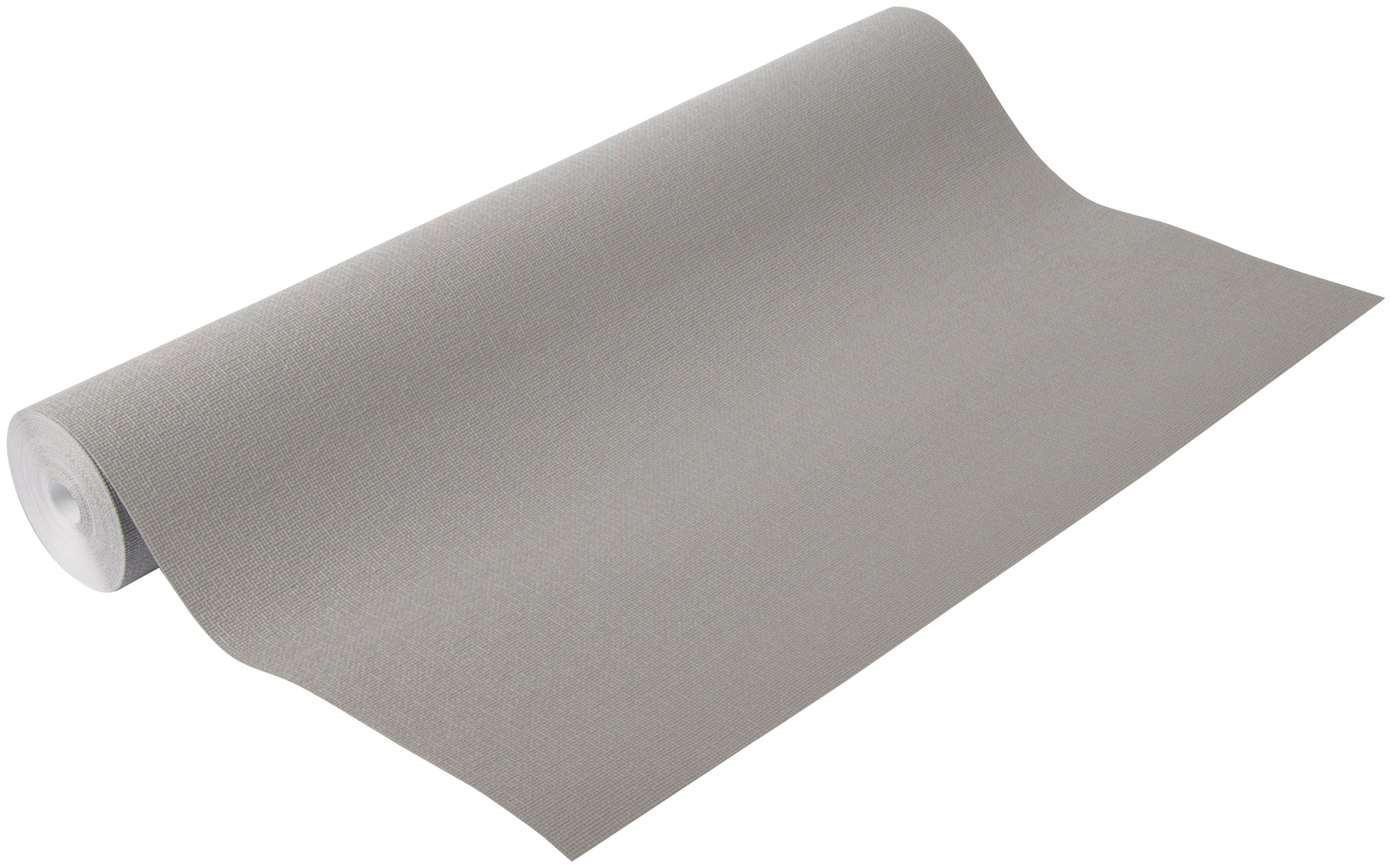 Superfresco Easy Vliestapete »Textil Uni«, uni, Grau - 10m x 52 cm