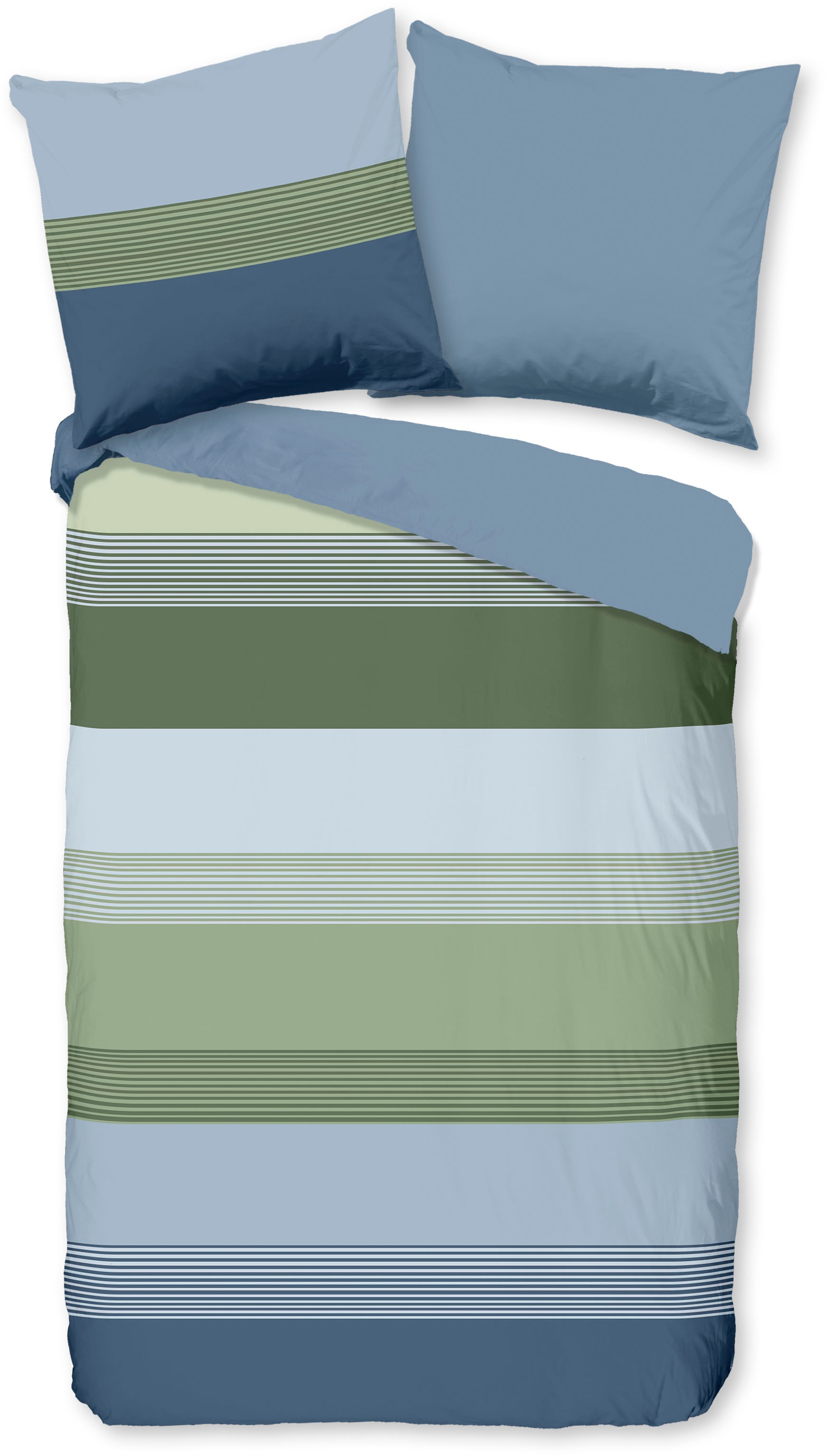 good morning Wendebettwäsche "Mali" 2 Stk. tlg. Baumwolle, Renforcé, Reißve günstig online kaufen