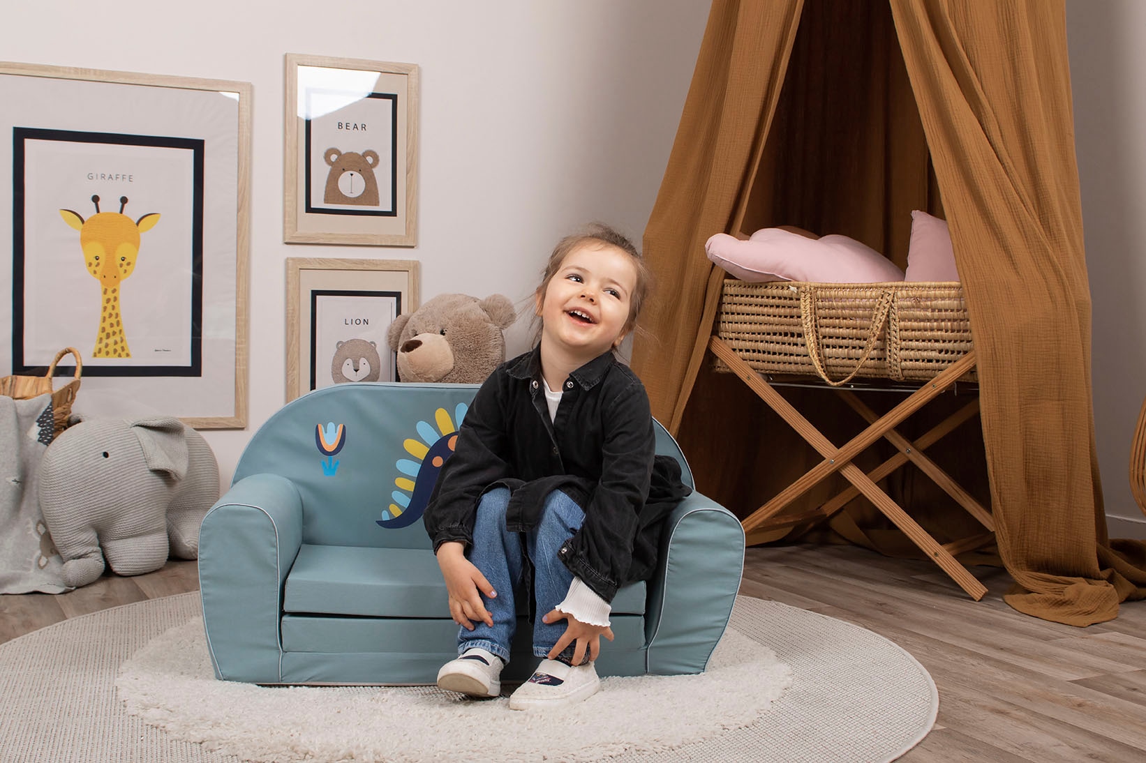 Knorrtoys® Sofa »Dino« für Kinder; Made in Europe