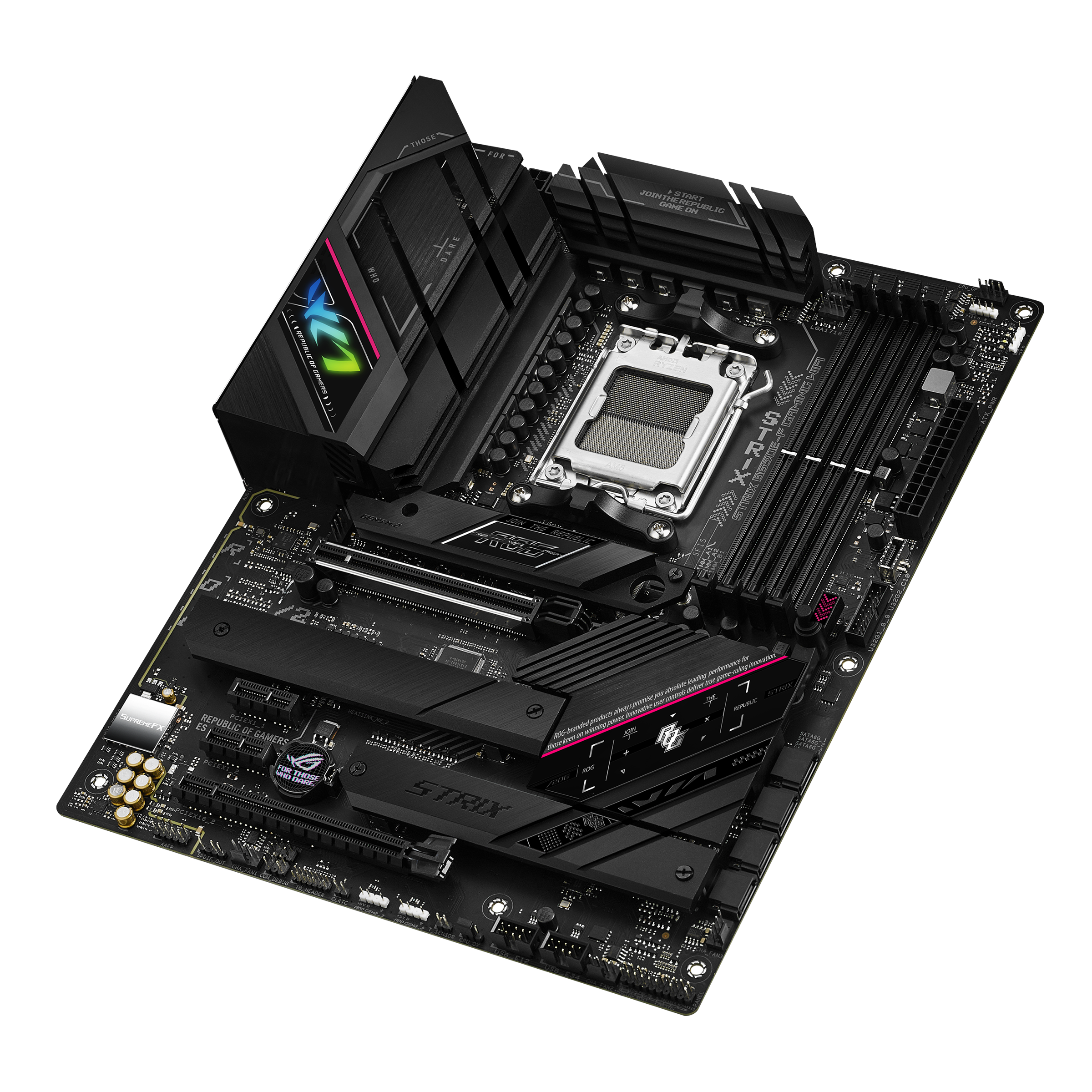 Asus Mainboard »ROG STRIX B650E-F GAMING WIFI«, Ryzen 7000, ATX, DDR5 Speicher, USB 3.2 Gen 2x2 Typ-C