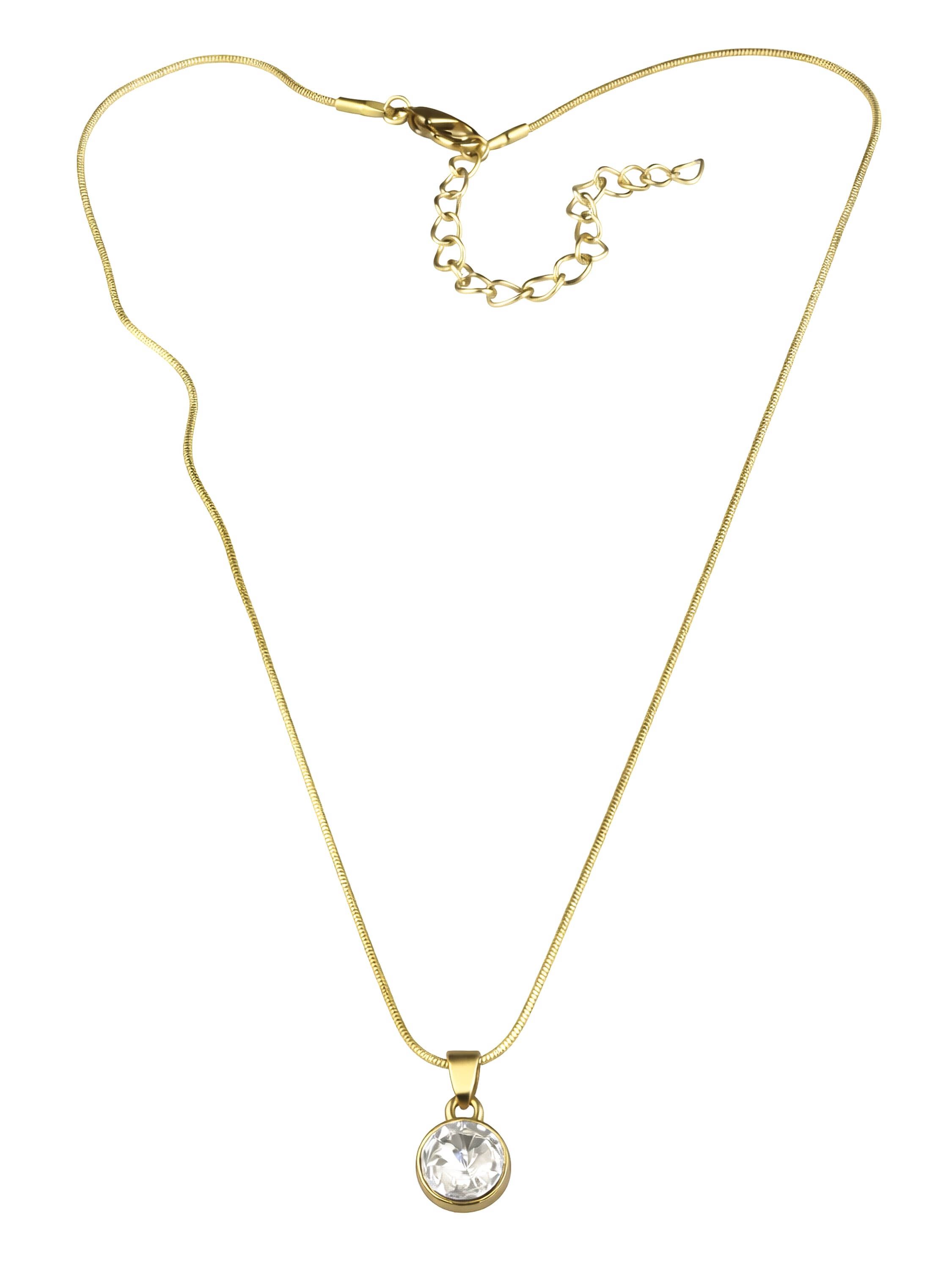 COLLEZIONE ALESSANDRO Kette mit Anhänger "Sarina" mit kleinem Stein günstig online kaufen